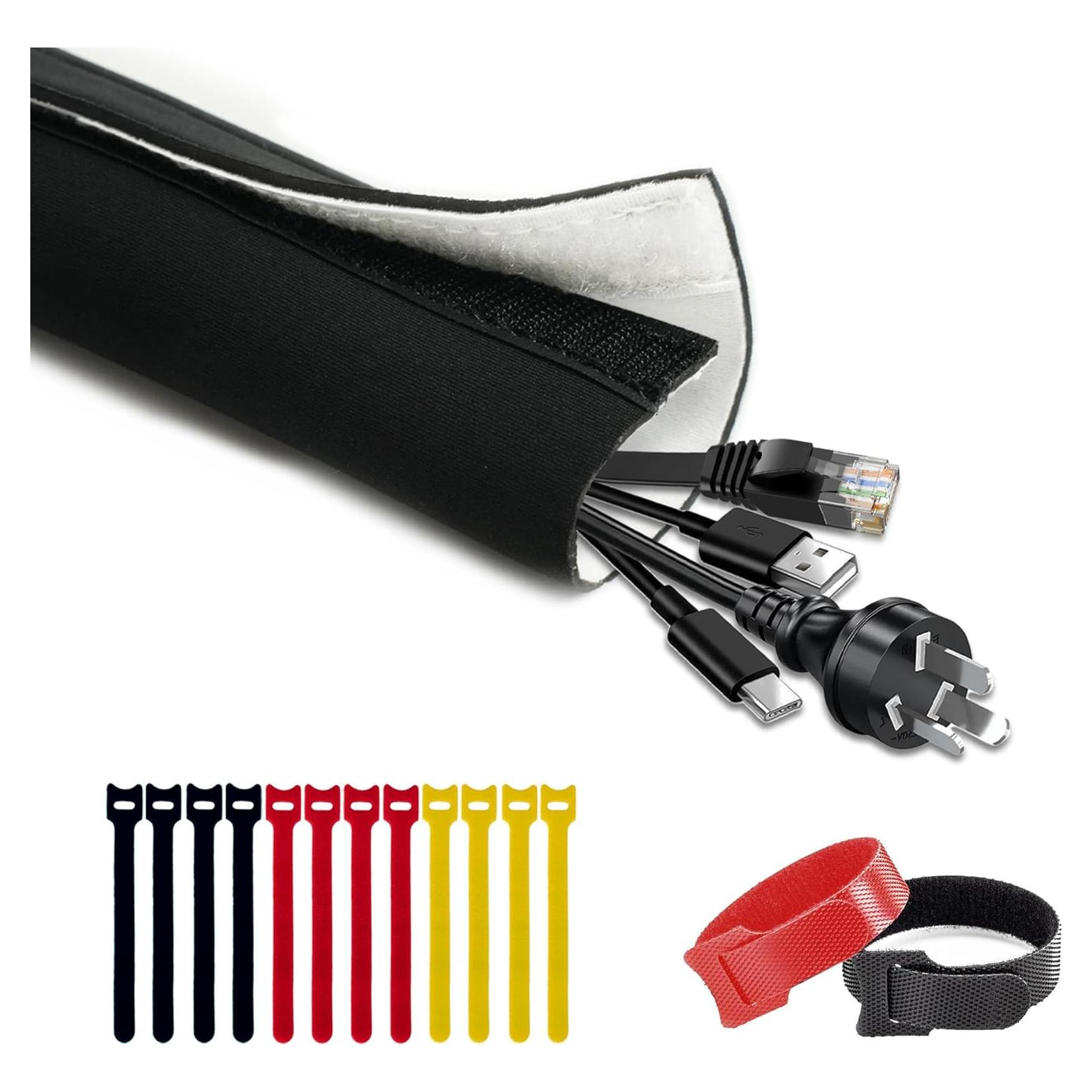 Manga Organizador de Cables Neopreno 1.0m CableGeeker