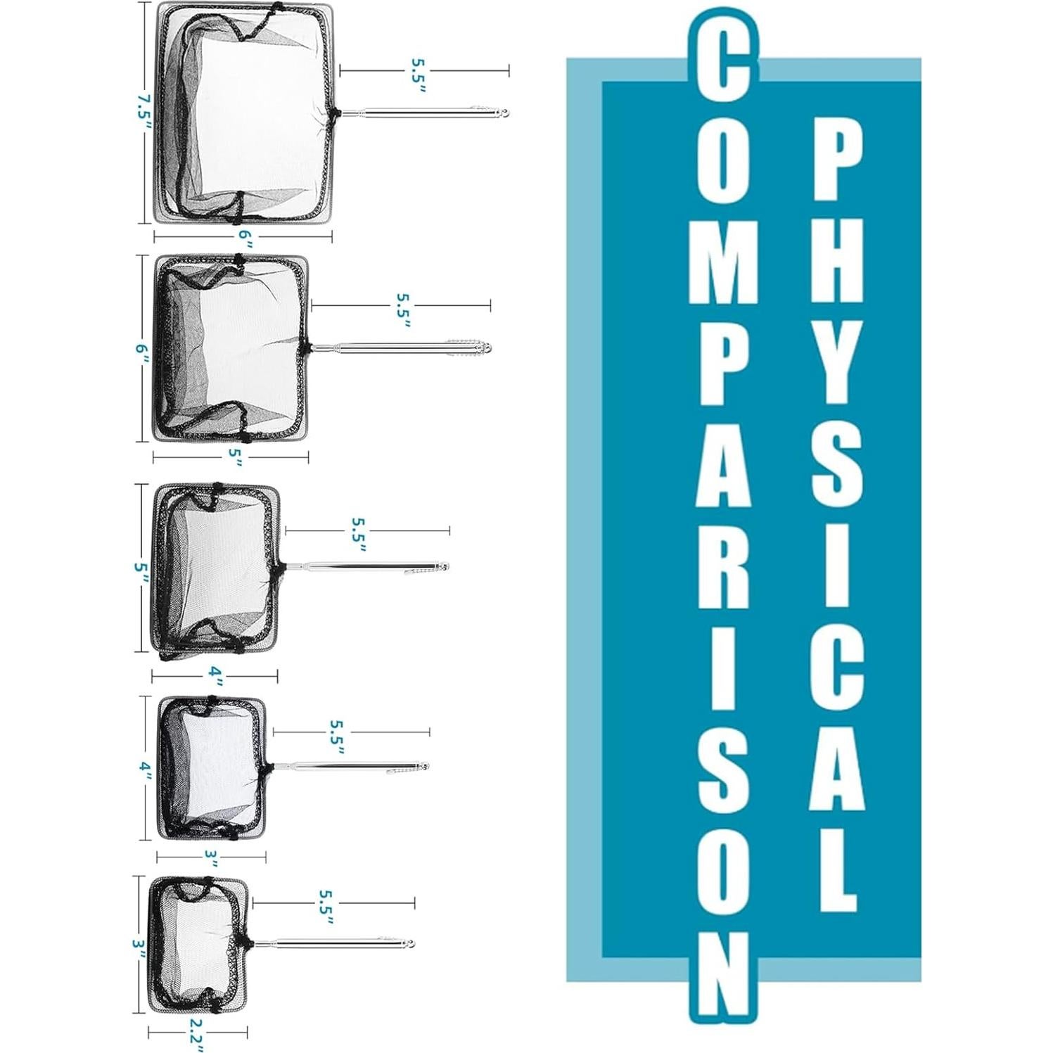 Red para Peces AQUANEAT con Mango Telescópico 20 cm