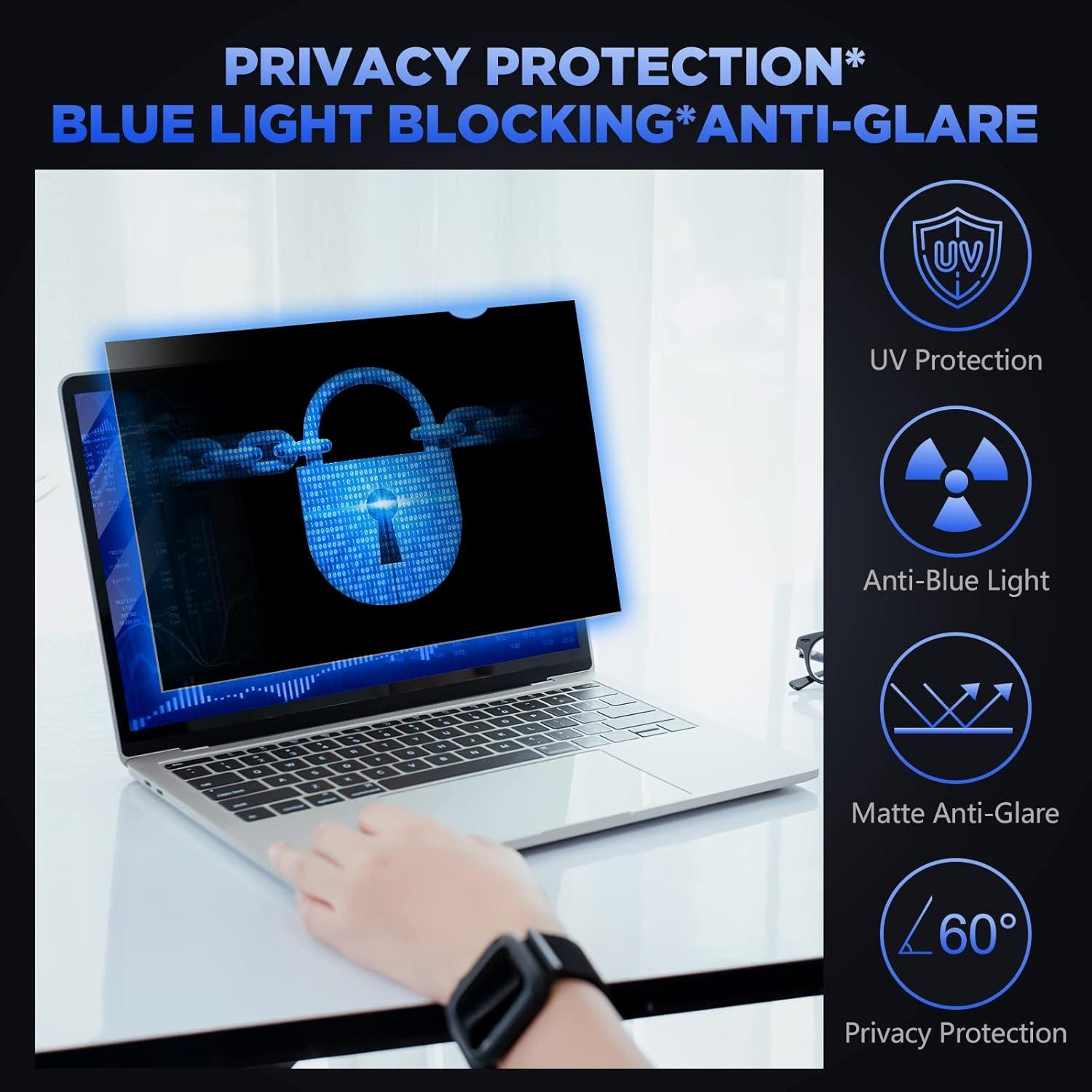 Filtro de Privacidad Magicmoon 15.6" Antirreflejo para Portátil