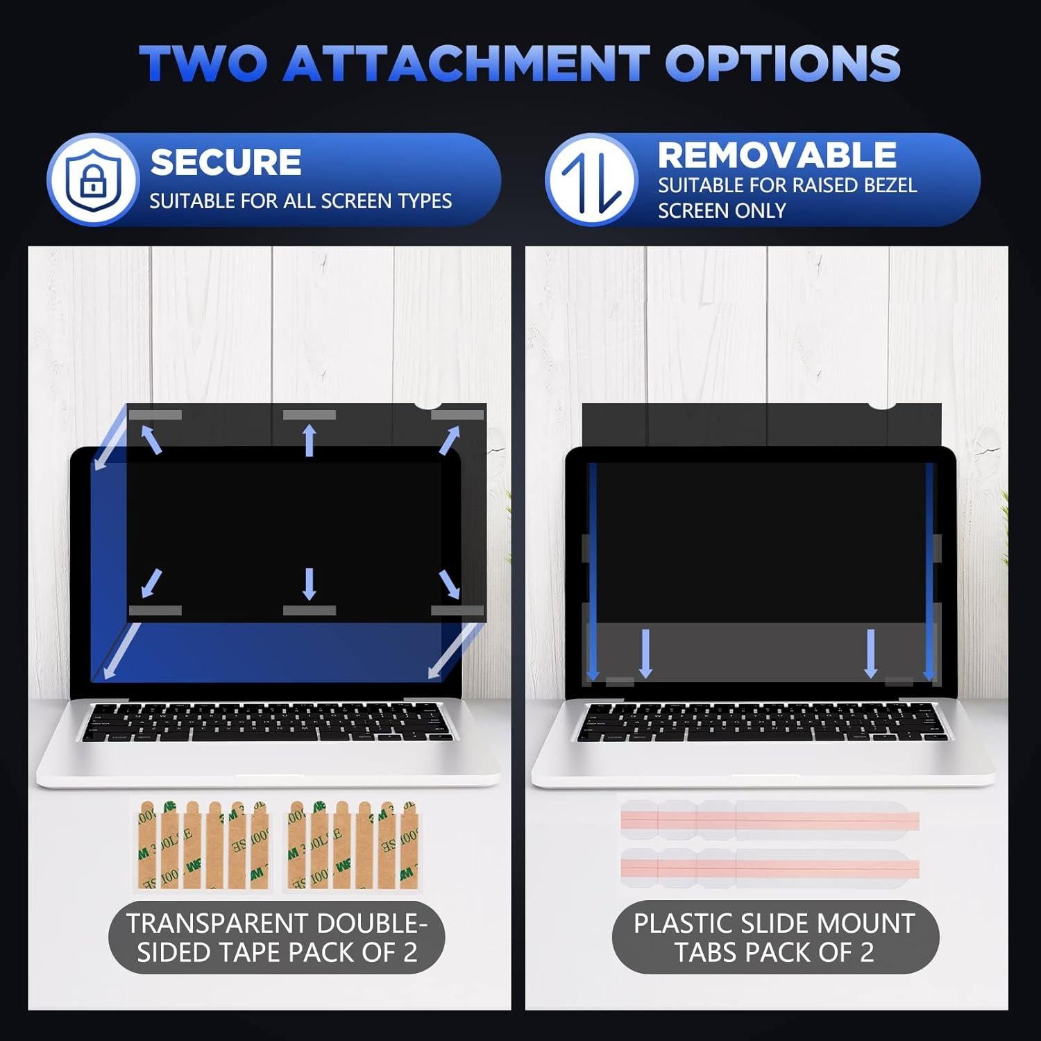 Filtro de Privacidad Magicmoon 15.6" Antirreflejo para Portátil