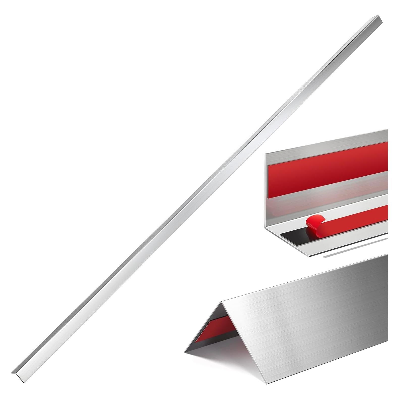 Protectores de Esquinas Autoadhesivos Therwen 10 Pcs Acero Inoxidable