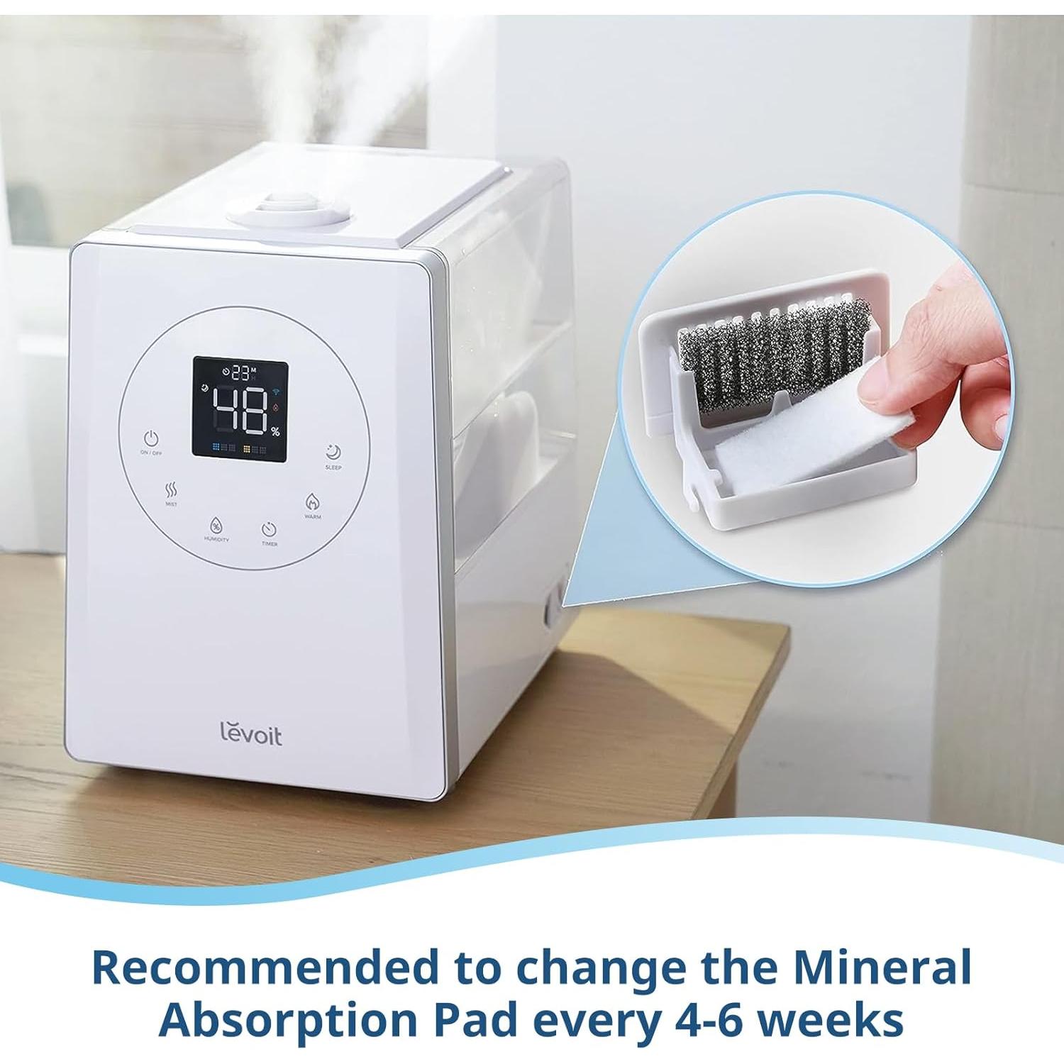 Paquete de 30 Filtros y Almohadillas para Humidificador LEVOIT