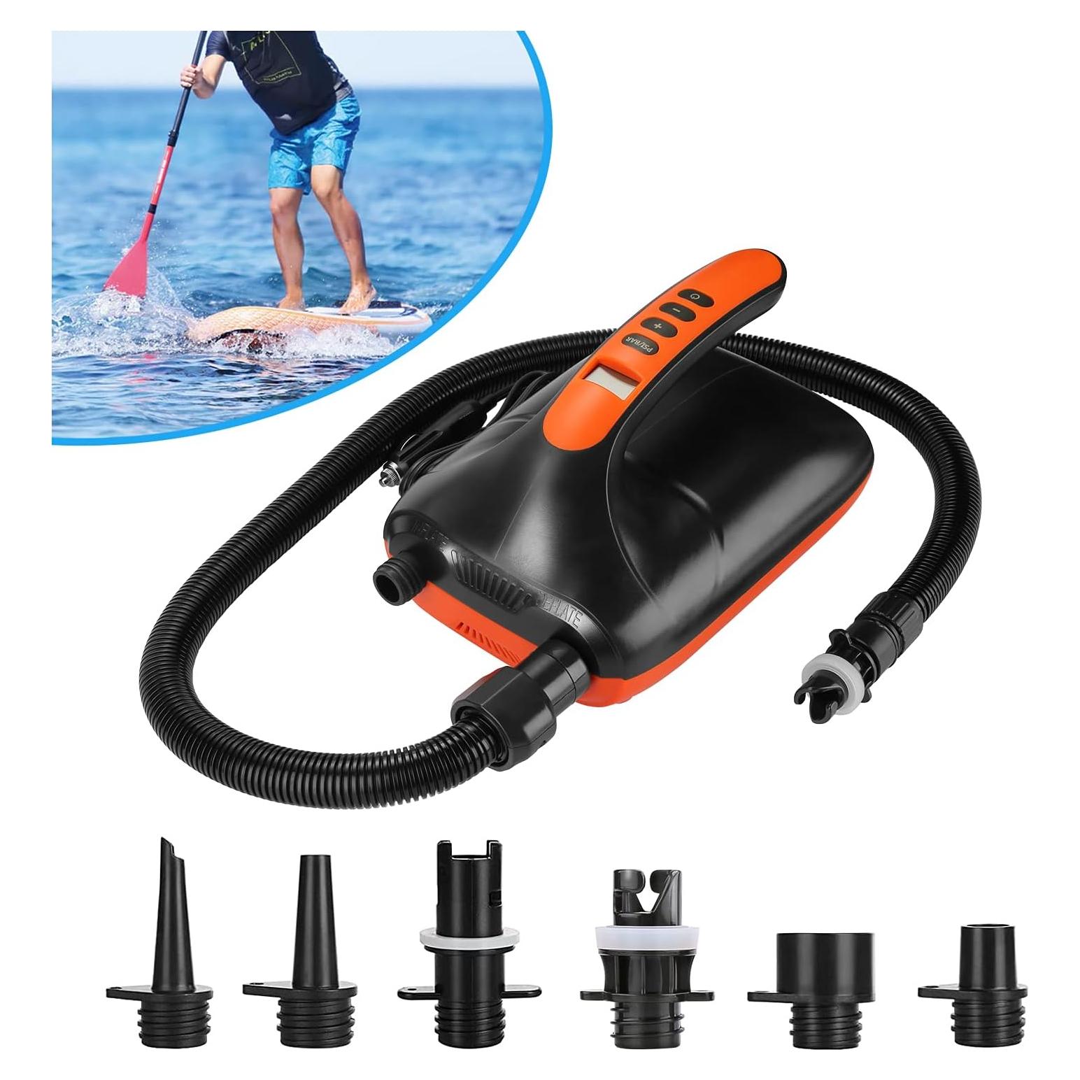 Bomba de Aire Eléctrica AGPTEK 20 PSI para Paddle y Kayaks