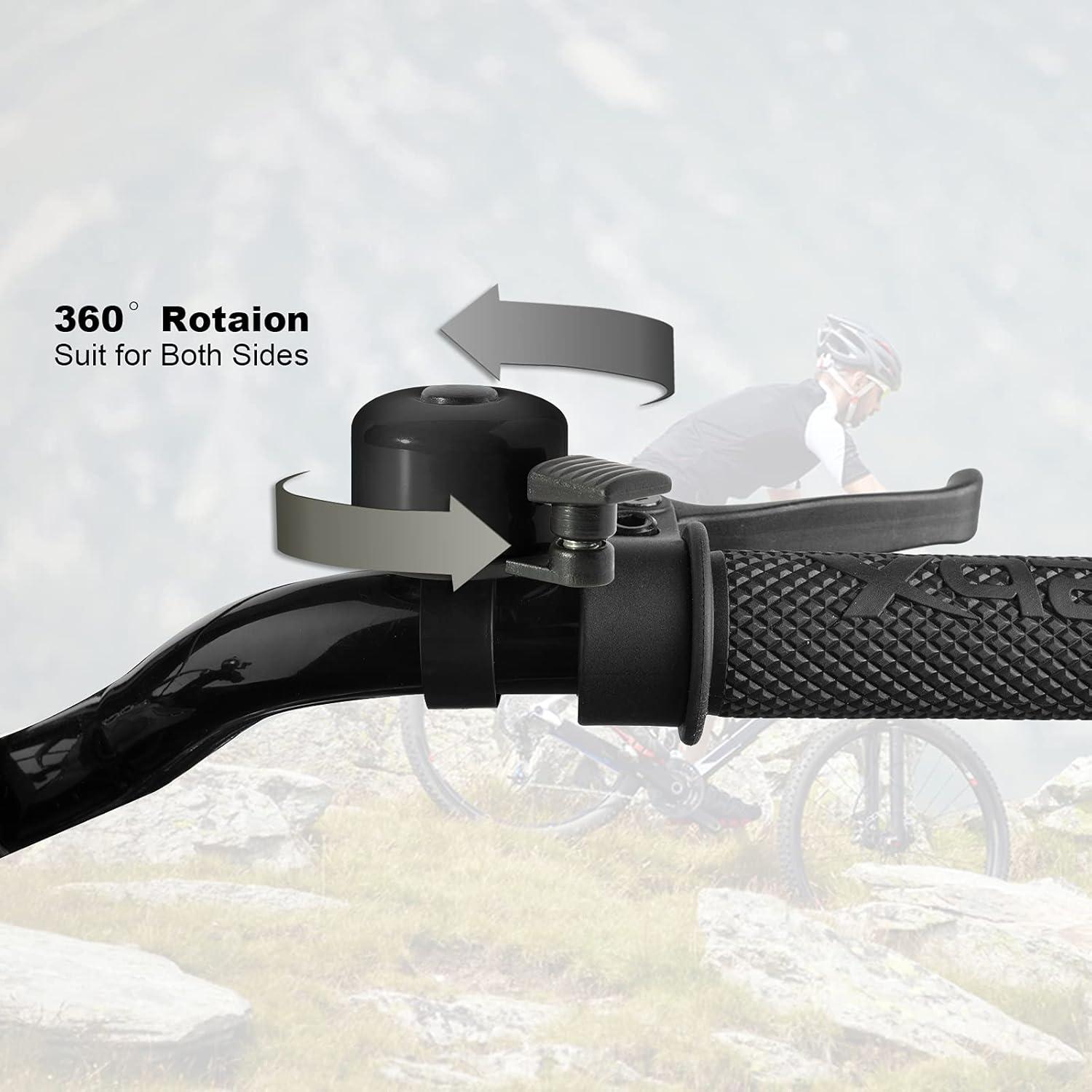 Timbre de Bicicleta Binudum JH-1 Clásico 2 Pcs Negro