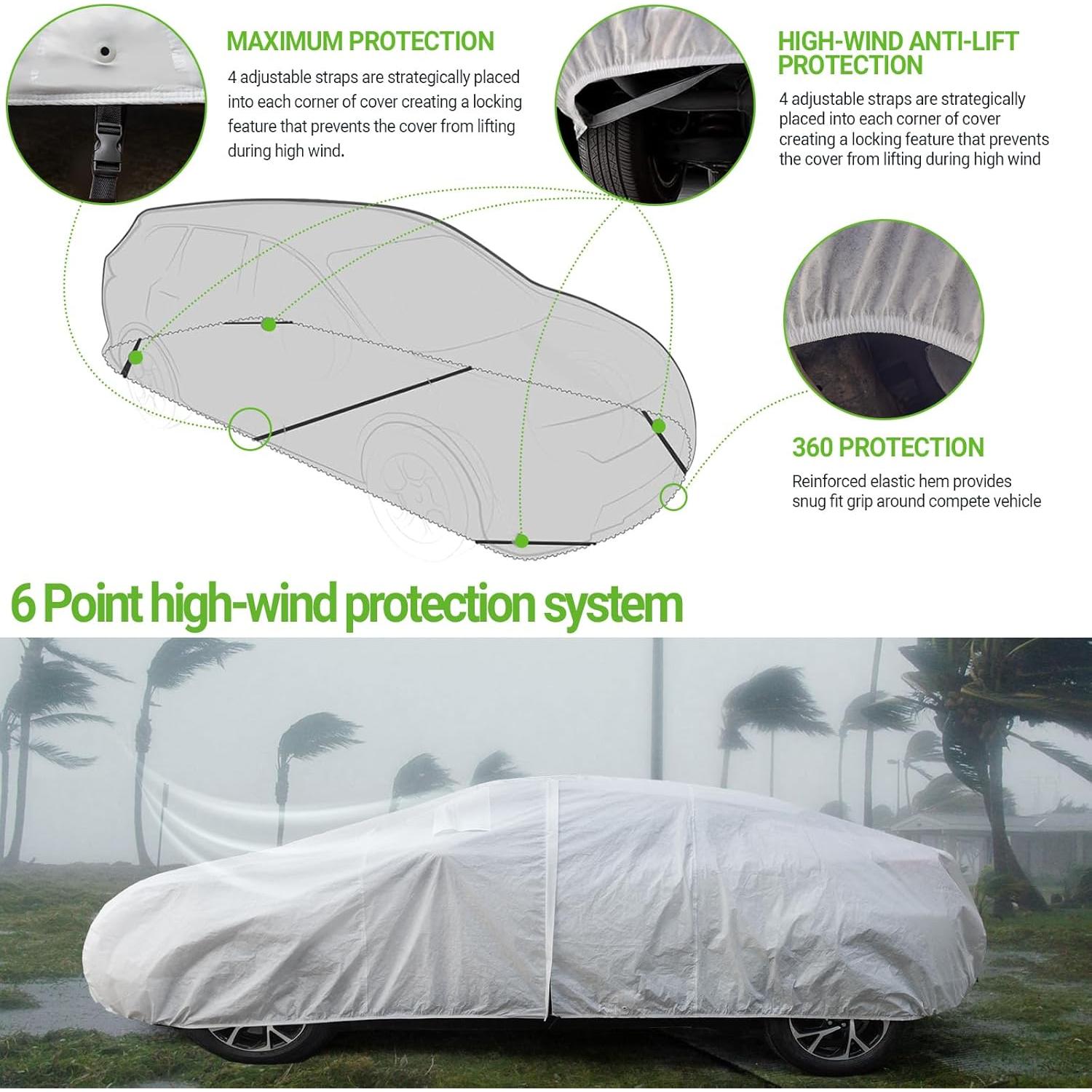Cubierta de Coche Season Guard Hyvek Impermeable 469,9 cm