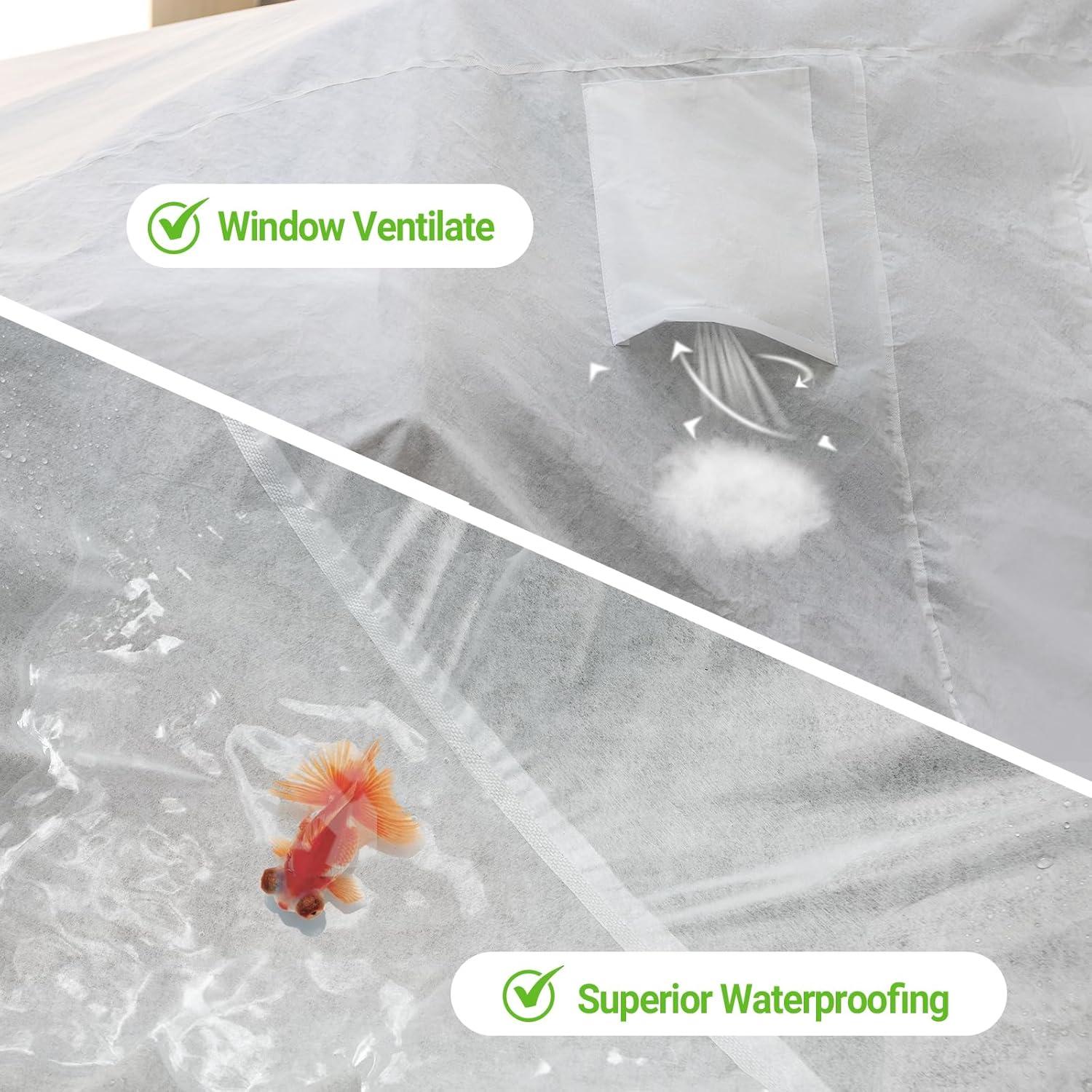 Cubierta de Coche Season Guard Hyvek Impermeable 469,9 cm