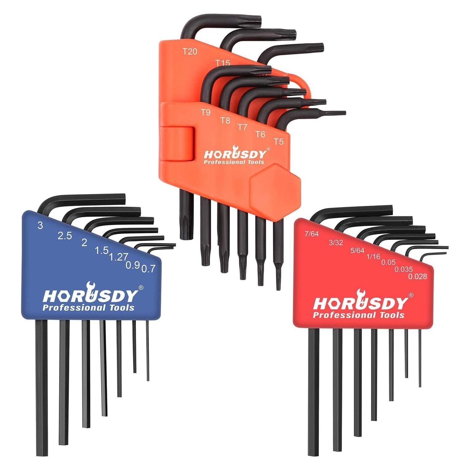 Juego de Llaves Allen Hexagonales Mini SEDY 22 Piezas Métrico/SAE