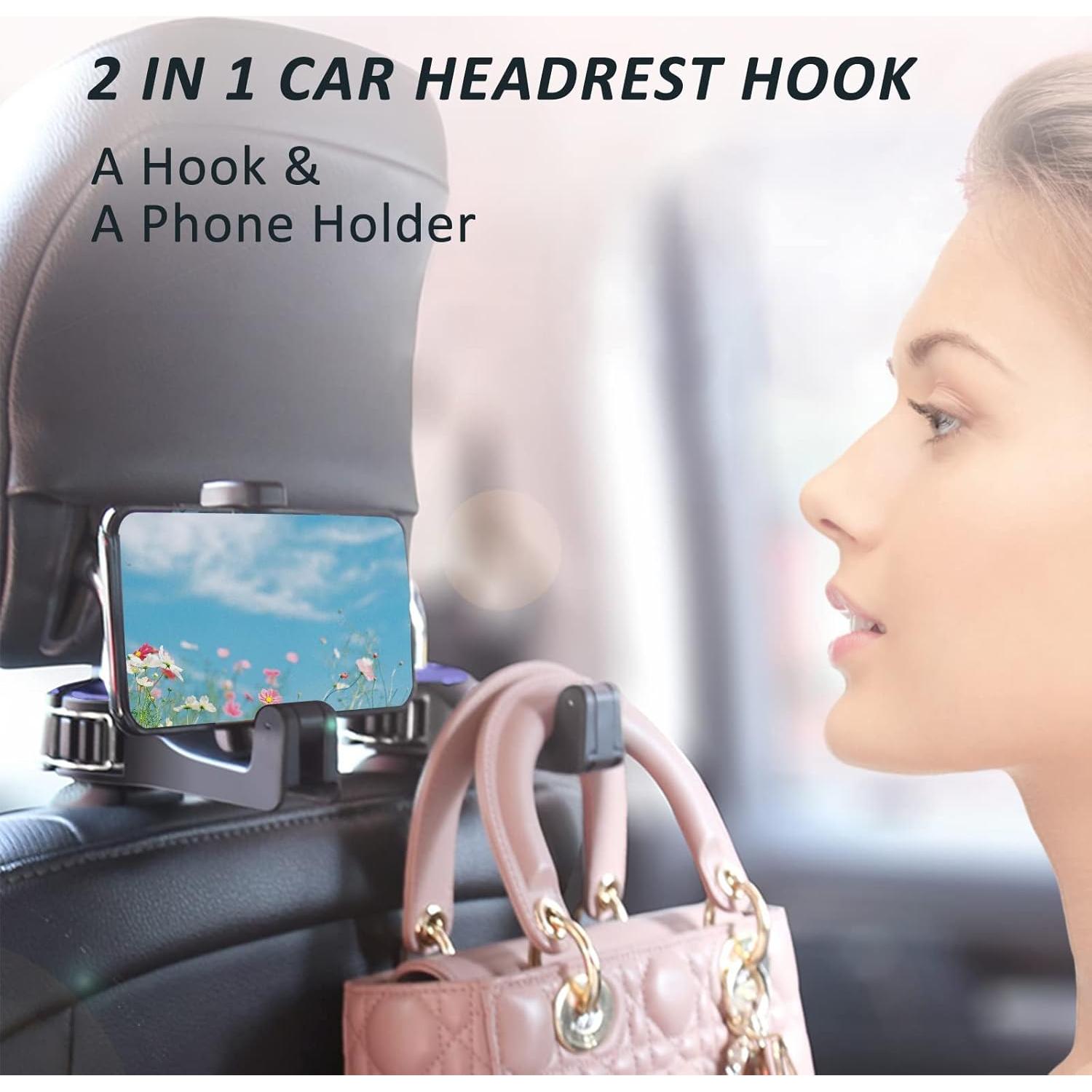 Gancho Oculto para Reposacabezas SCOVVORD 2 en 1 Azul