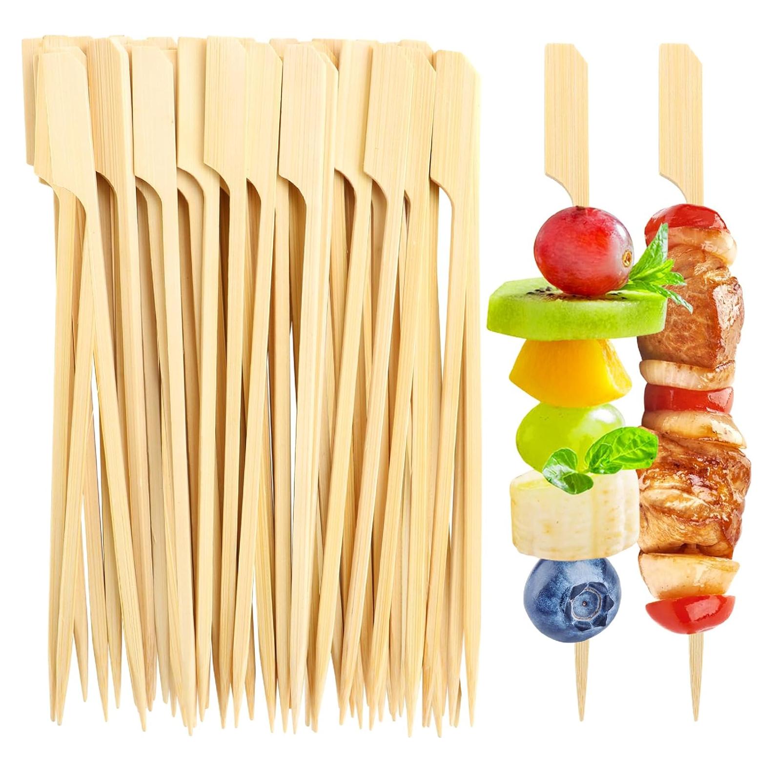 Brochetas de Bambú DOUDOULE 11.9 cm 300PCS para Aperitivos