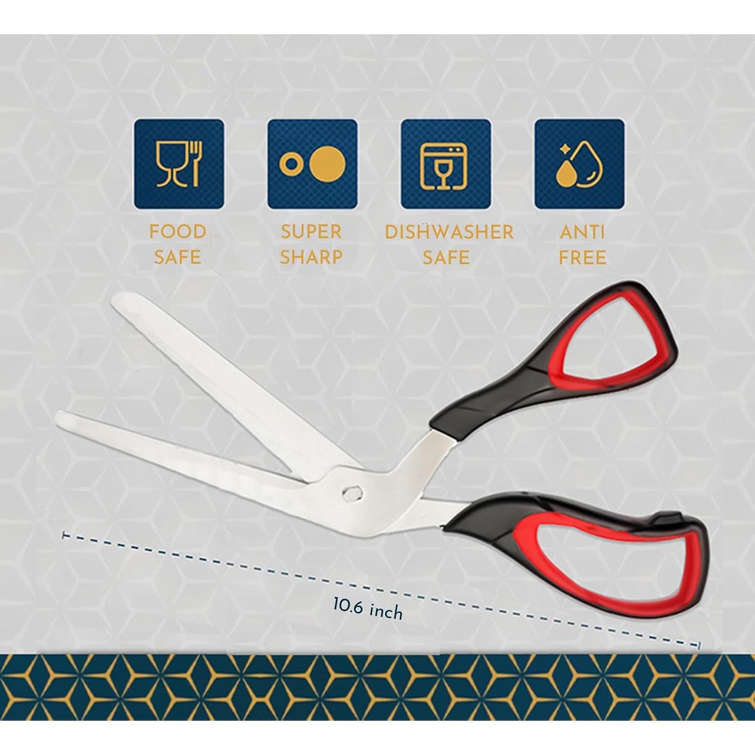 Tijeras Cortadoras de Pizza RAAFI 26.9 cm Acero Inoxidable