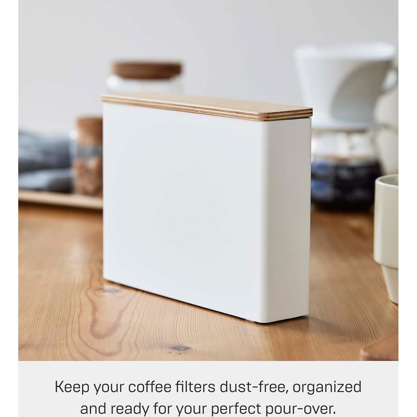 Estuche para Filtros de Café Yamazaki 04 Acero y Madera