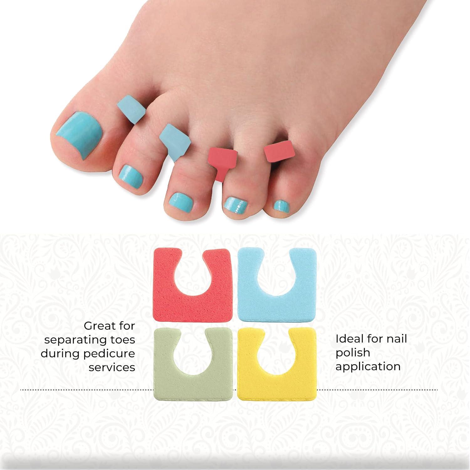 Separadores de Dedos ForPro Sole, Espuma Suave, 144 Unidades