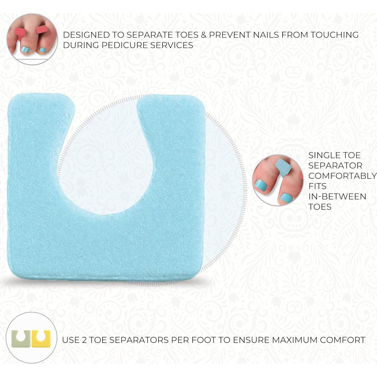 Separadores de Dedos ForPro Sole, Espuma Suave, 144 Unidades