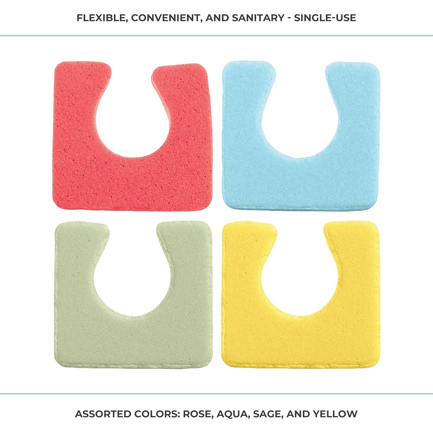 Separadores de Dedos ForPro Sole, Espuma Suave, 144 Unidades