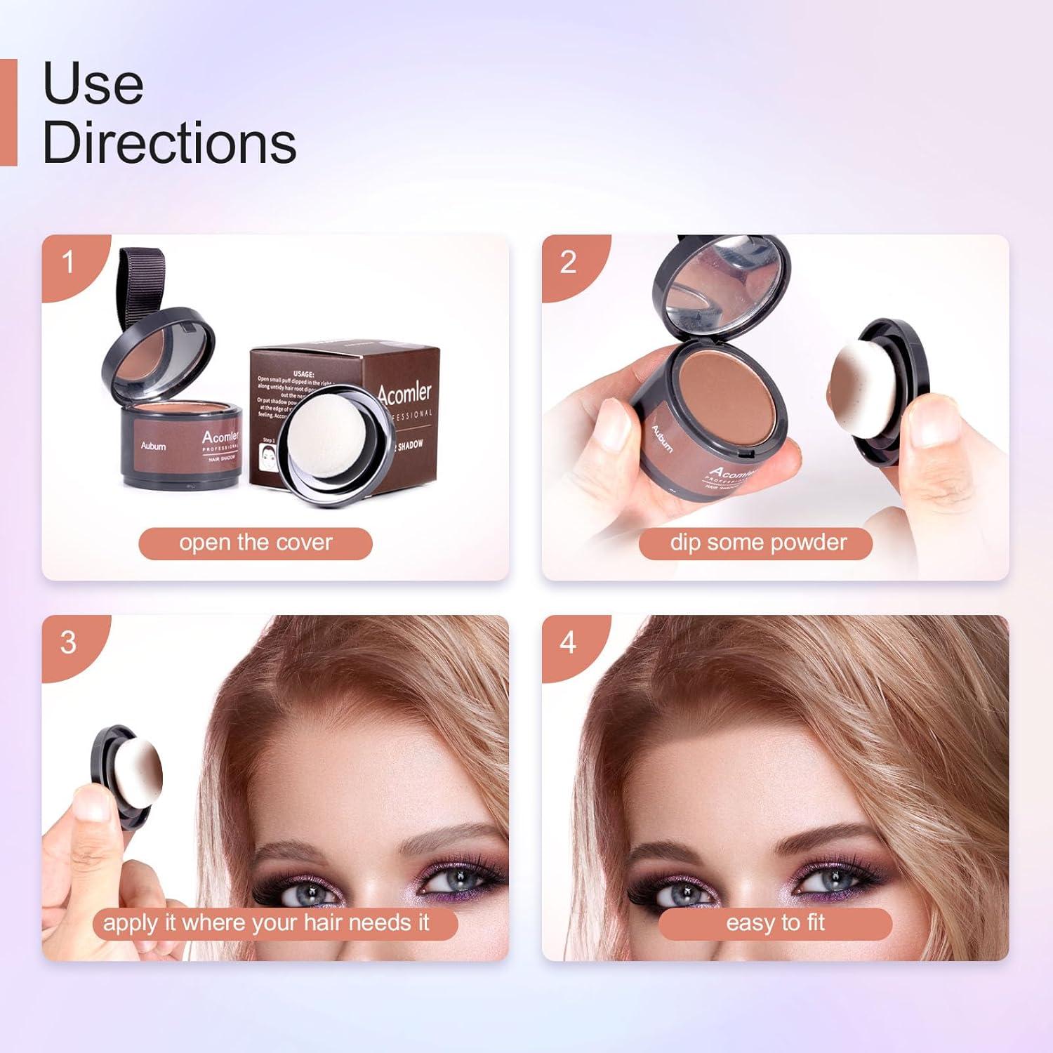 Polvo Cubridor de Raíces Acomler 4g Castaño Claro - Canas