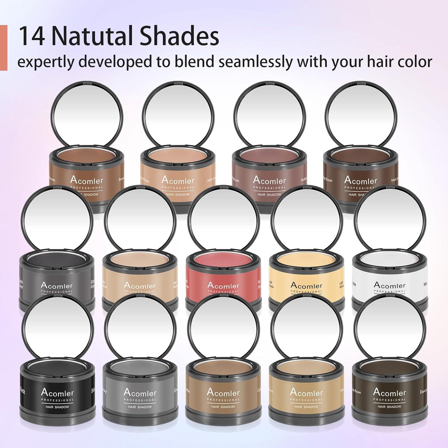 Polvo Cubridor de Raíces Acomler 4g Castaño Claro - Canas