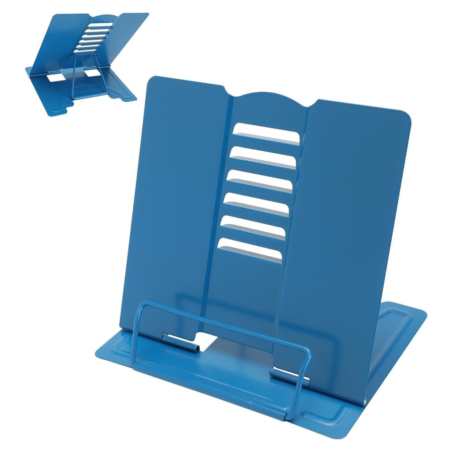 Soporte de Libro Ajustable Camelmother Azul 22.4x20.1 cm