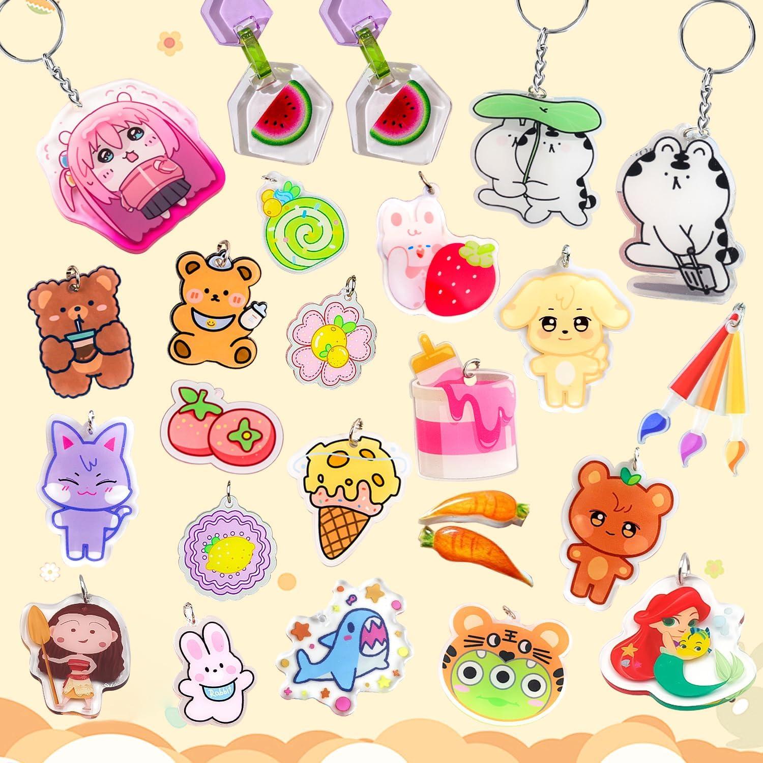 Kit de Hojas de Plástico Encogible Gushu 140PCS Manualidades