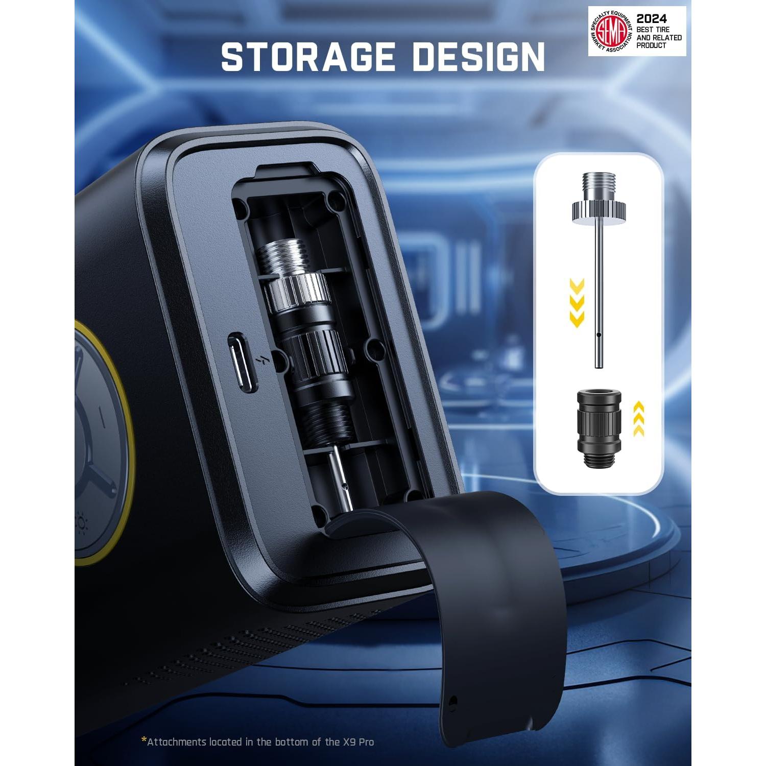 Inflador de Neumáticos Fanttik X9 Pro 150 PSI Portátil