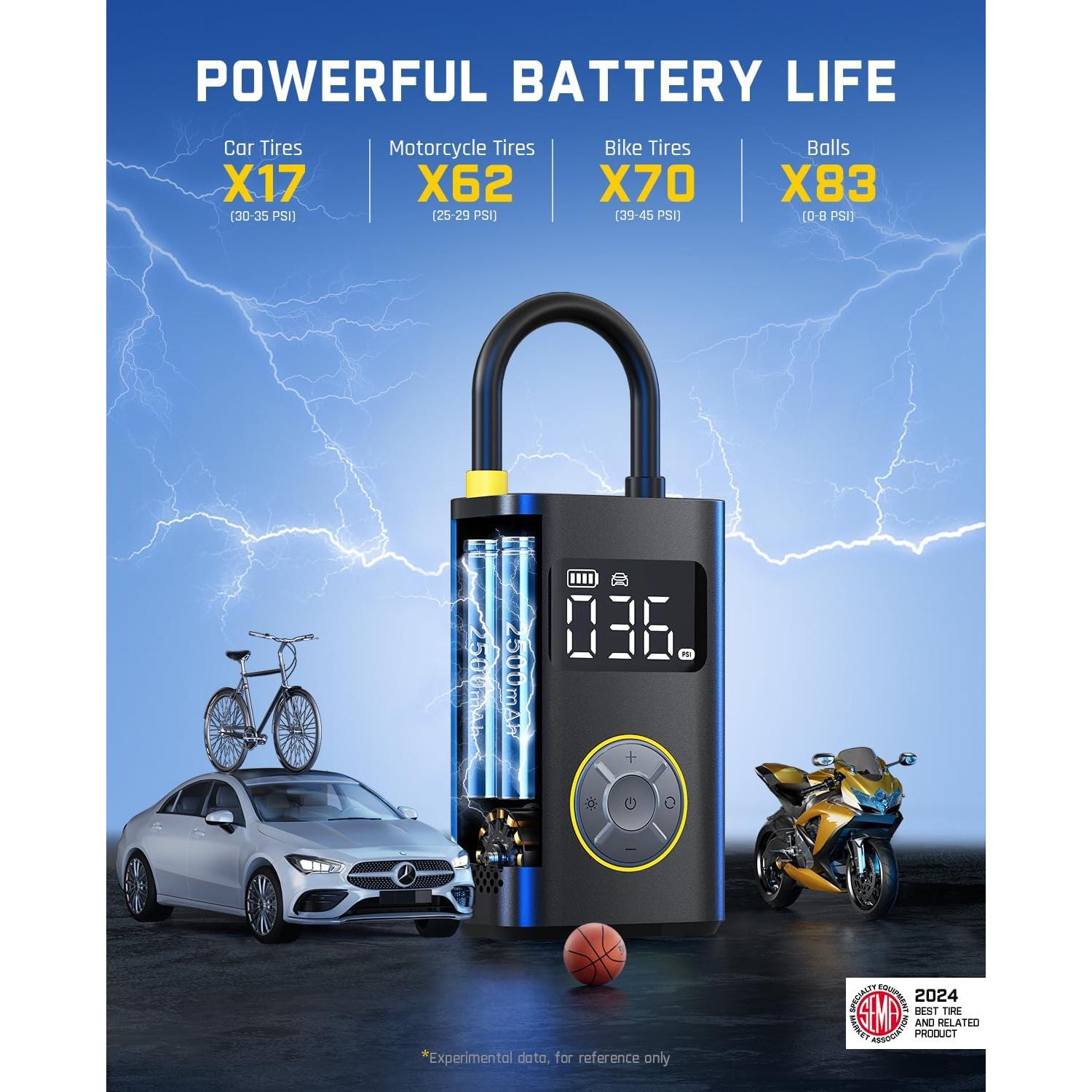 Inflador de Neumáticos Fanttik X9 Pro 150 PSI Portátil