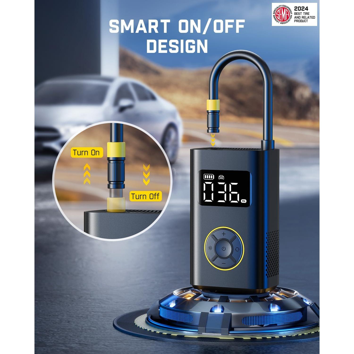 Inflador de Neumáticos Fanttik X9 Pro 150 PSI Portátil