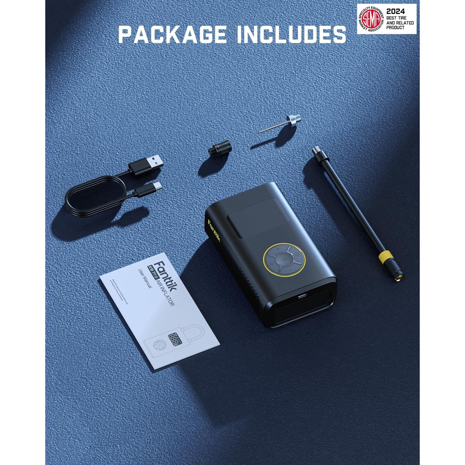 Inflador de Neumáticos Fanttik X9 Pro 150 PSI Portátil