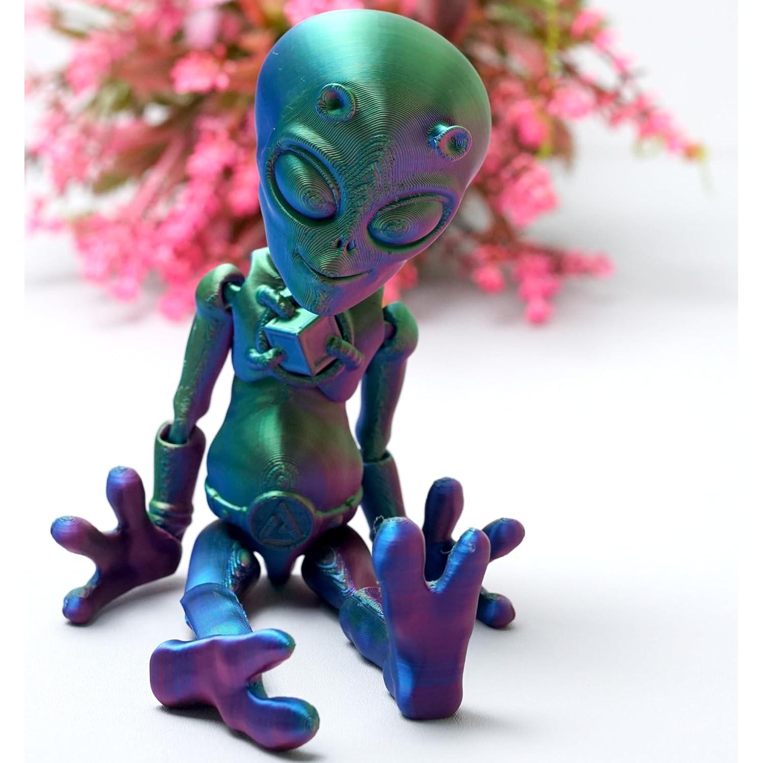 Modelo Alienígena 3D LUYU Juguete Antiestrés RGB 10cm