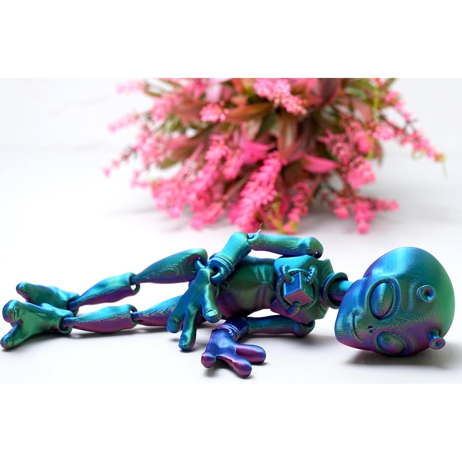 Modelo Alienígena 3D LUYU Juguete Antiestrés RGB 10cm