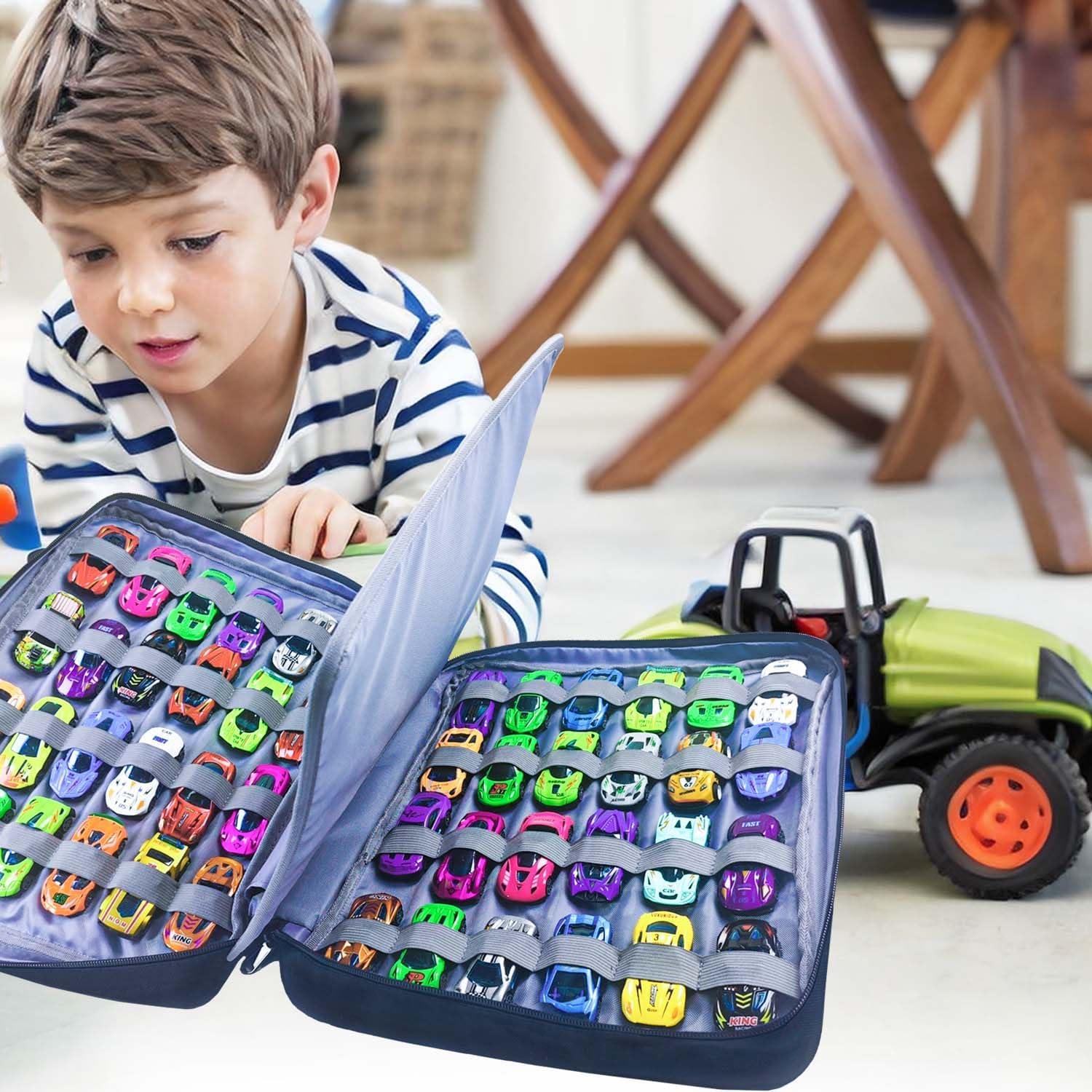 Estuche de Almacenamiento Negro para 48 Coches Hot Wheels