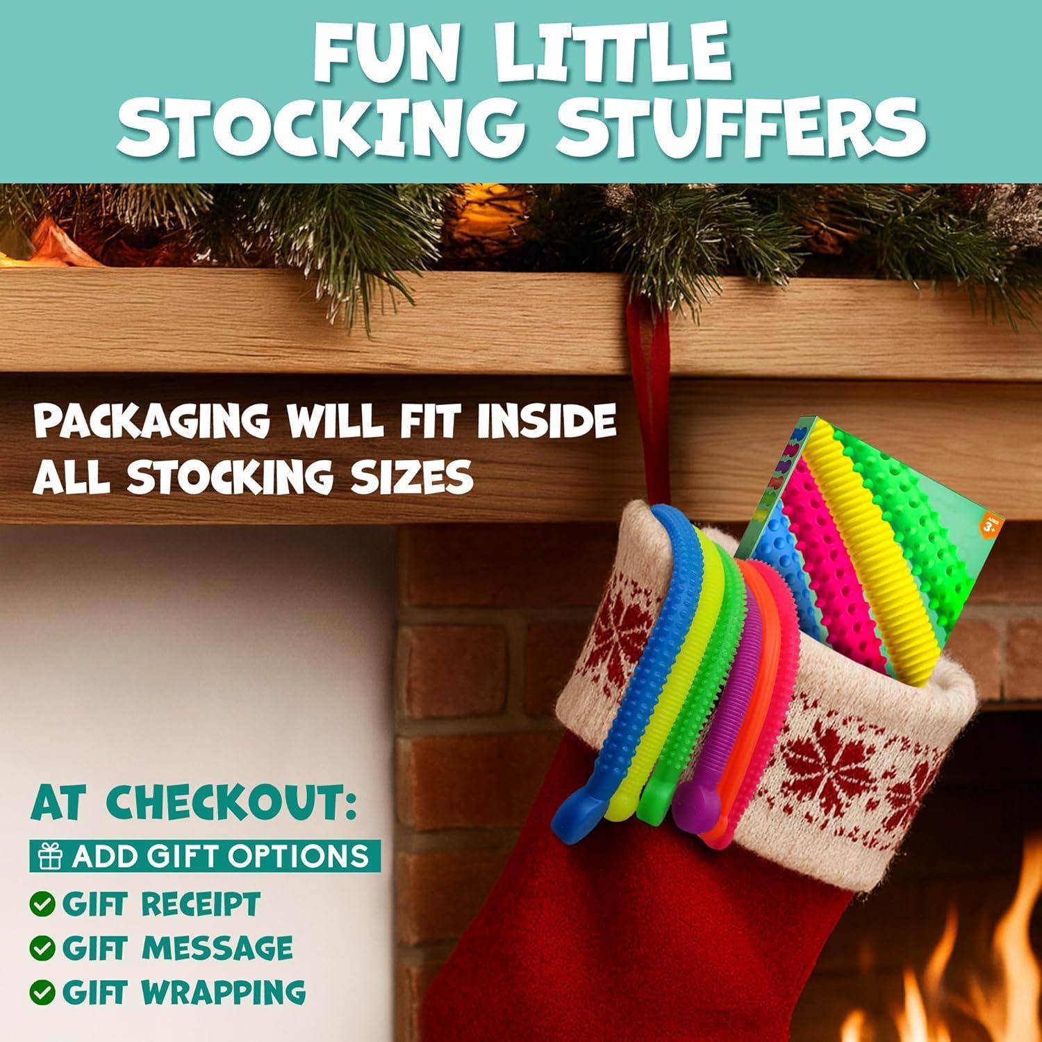 Rellenos de Calcetín Sensoriales BunMo - Paquete de 6 Texturizados