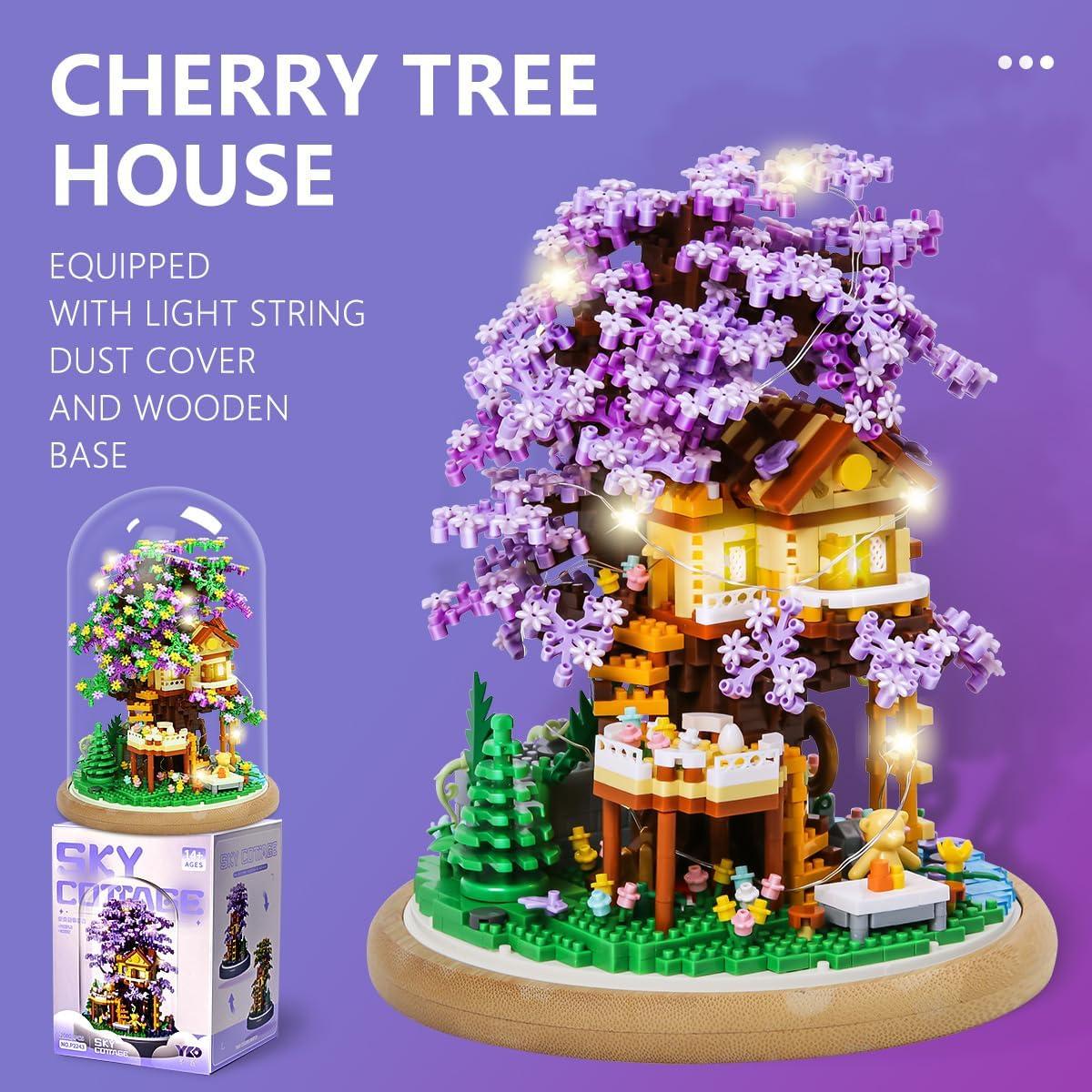 Juego de Construcción Casa del Árbol de Cerezos Insgen 22cm