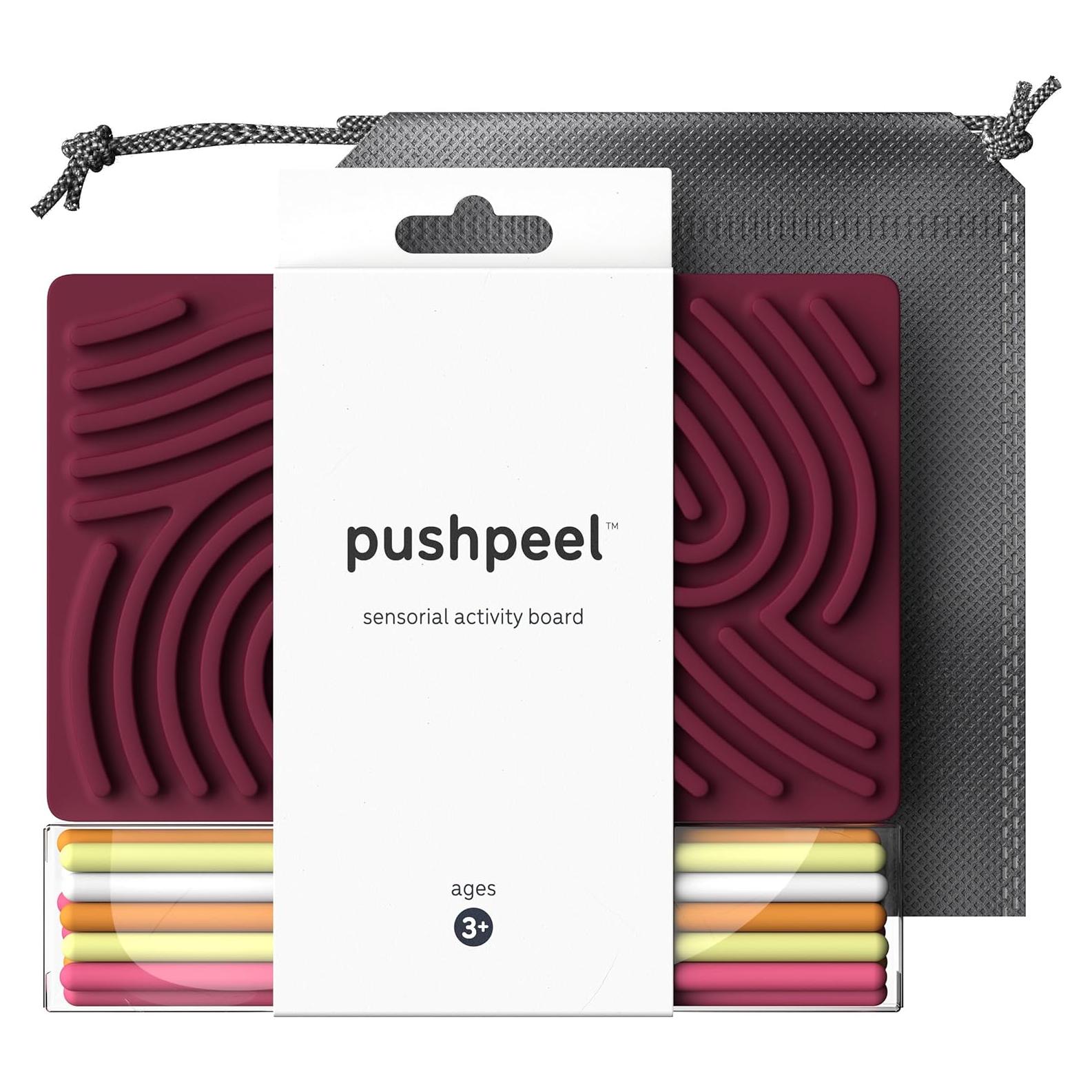 Tablero de Actividad Sensorial Pushpeel 11 Cuerdas Silicona 3+