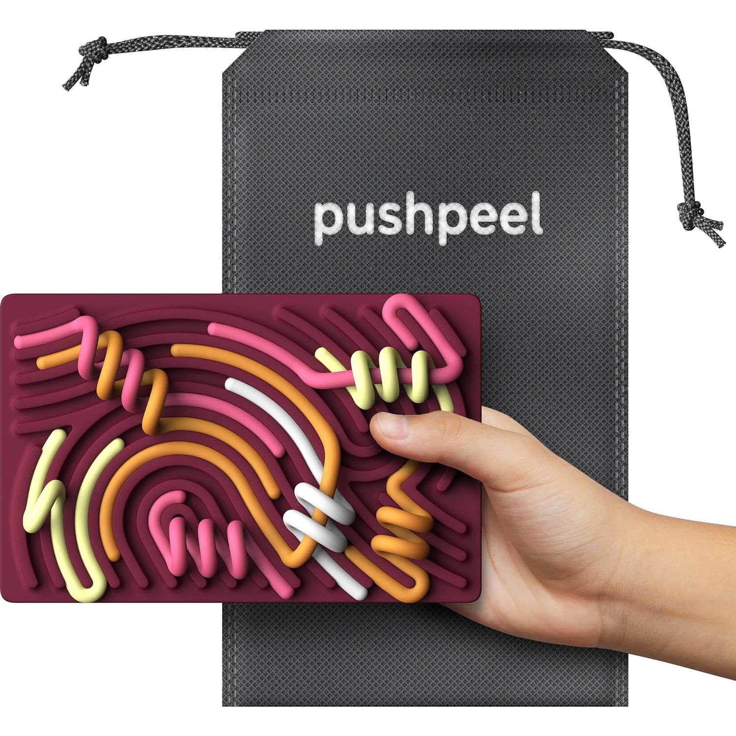 Tablero de Actividad Sensorial Pushpeel 11 Cuerdas Silicona 3+
