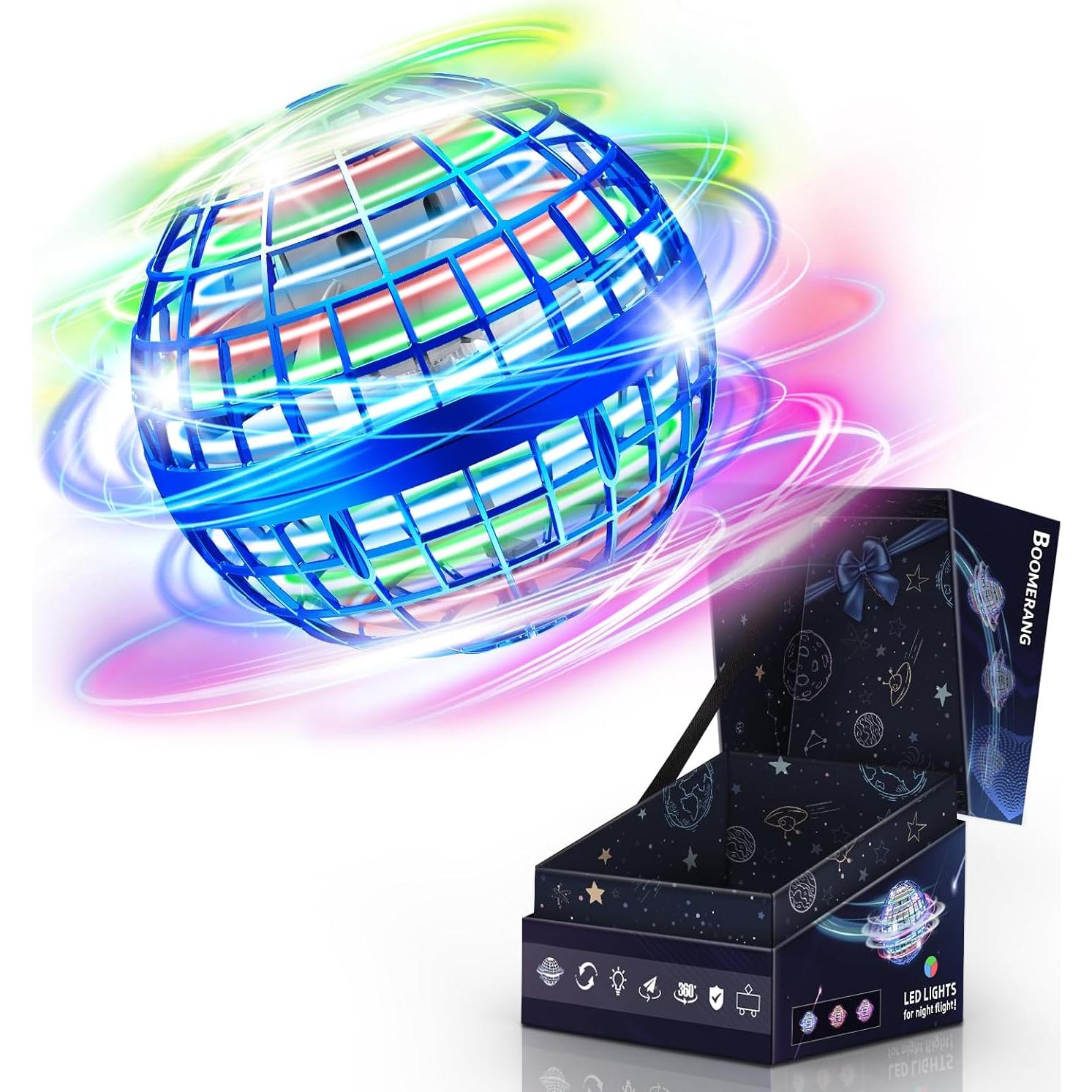 Bola Orbital Voladora DONGGUAN TSM006 Azul Juguete Dron RGB