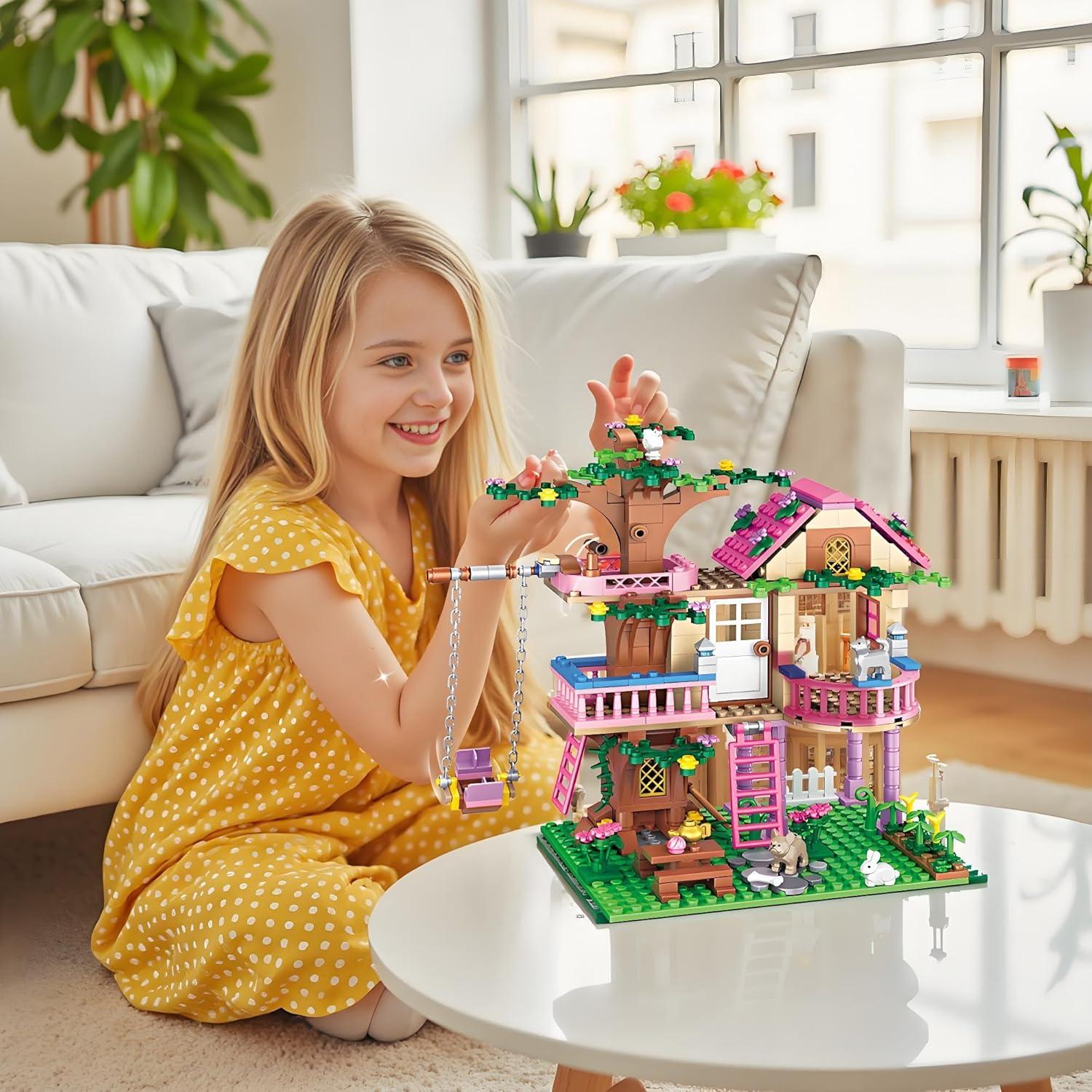 Conjunto de Construcción Casa del Árbol Soñador Jieyang 504 Piezas