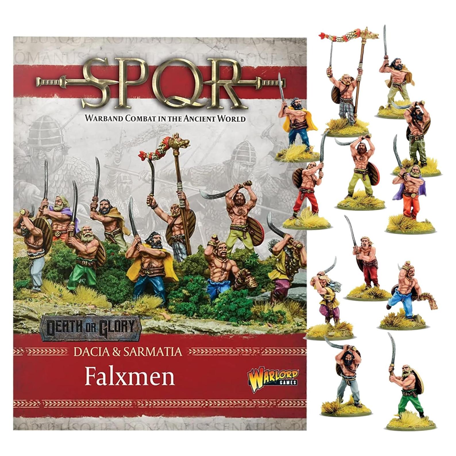 Guerreros Dacios con Falx Warlord - 12 Miniaturas Resina