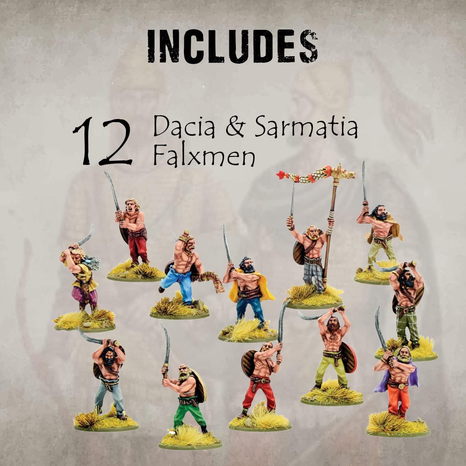 Guerreros Dacios con Falx Warlord - 12 Miniaturas Resina
