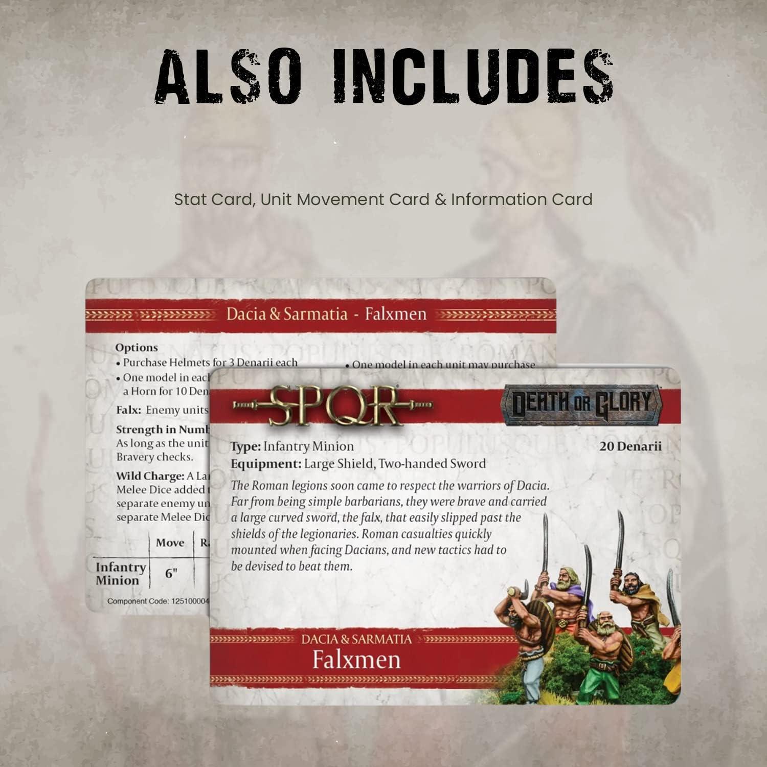 Guerreros Dacios con Falx Warlord - 12 Miniaturas Resina