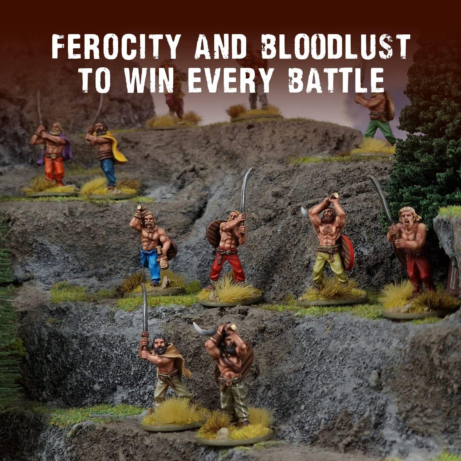 Guerreros Dacios con Falx Warlord - 12 Miniaturas Resina