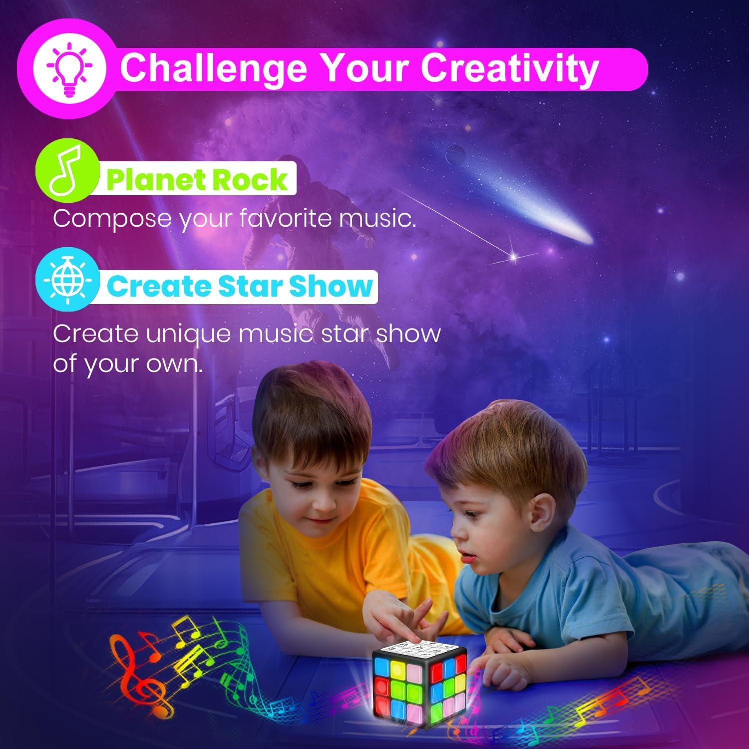 Cubo de Juego Portátil Recargable Xinbeiya - 15 Juegos para Niños 6-14 Años