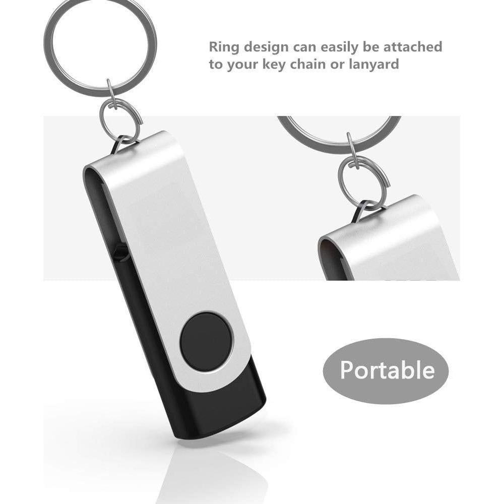 Paquete 10 Unidades Flash USB 2.0 Aiibe 2GB Negro