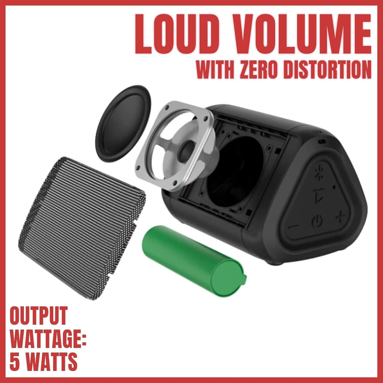 Altavoz Bluetooth OontZ Angle Solo 5W Resistente al Agua IPX5