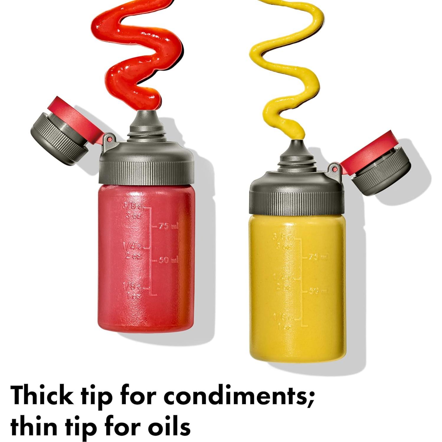 Set de Especiero y Botella de Squeeze OXO Outdoor 7 Piezas