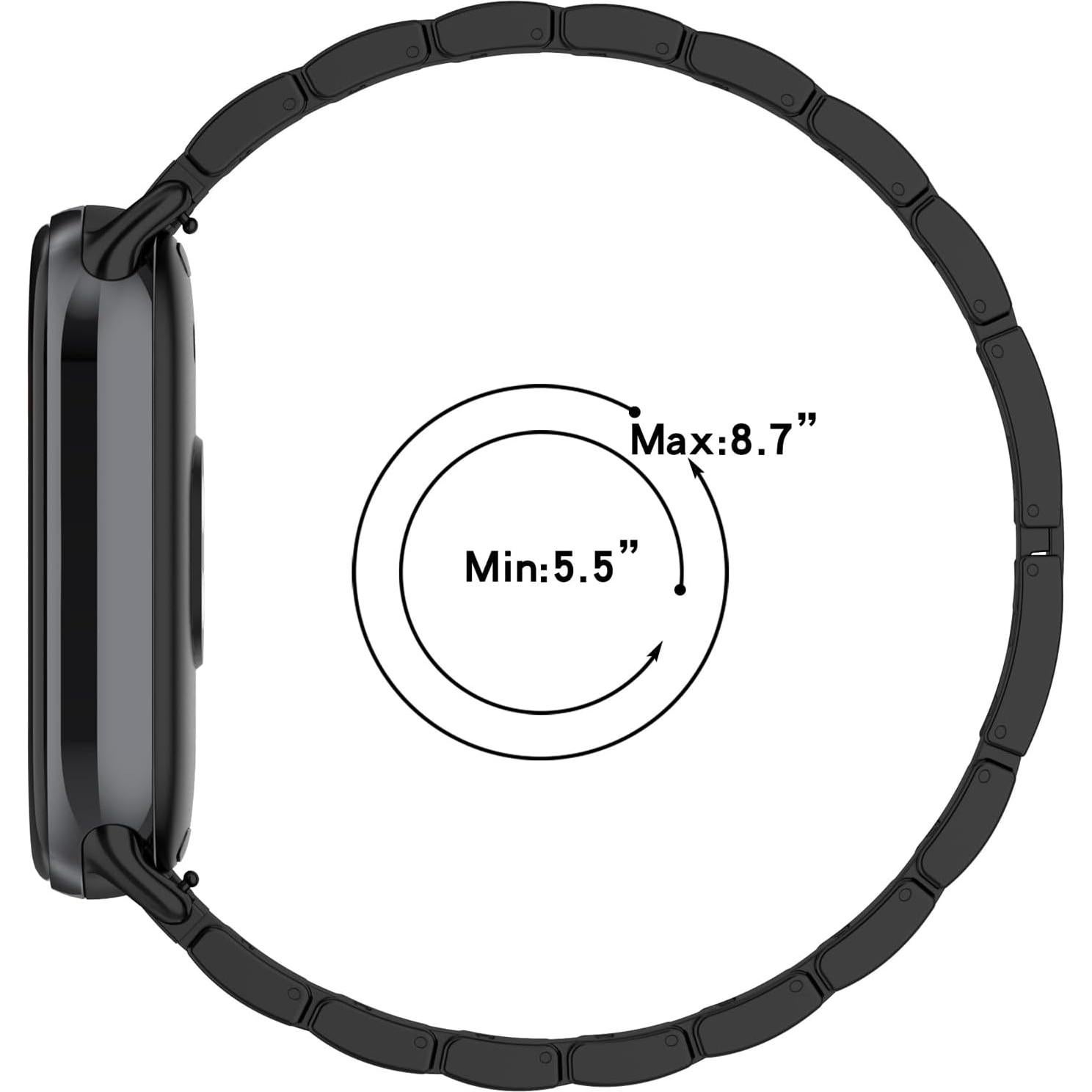 Correa de Acero Inoxidable LOKEKE para Xiaomi Band 9