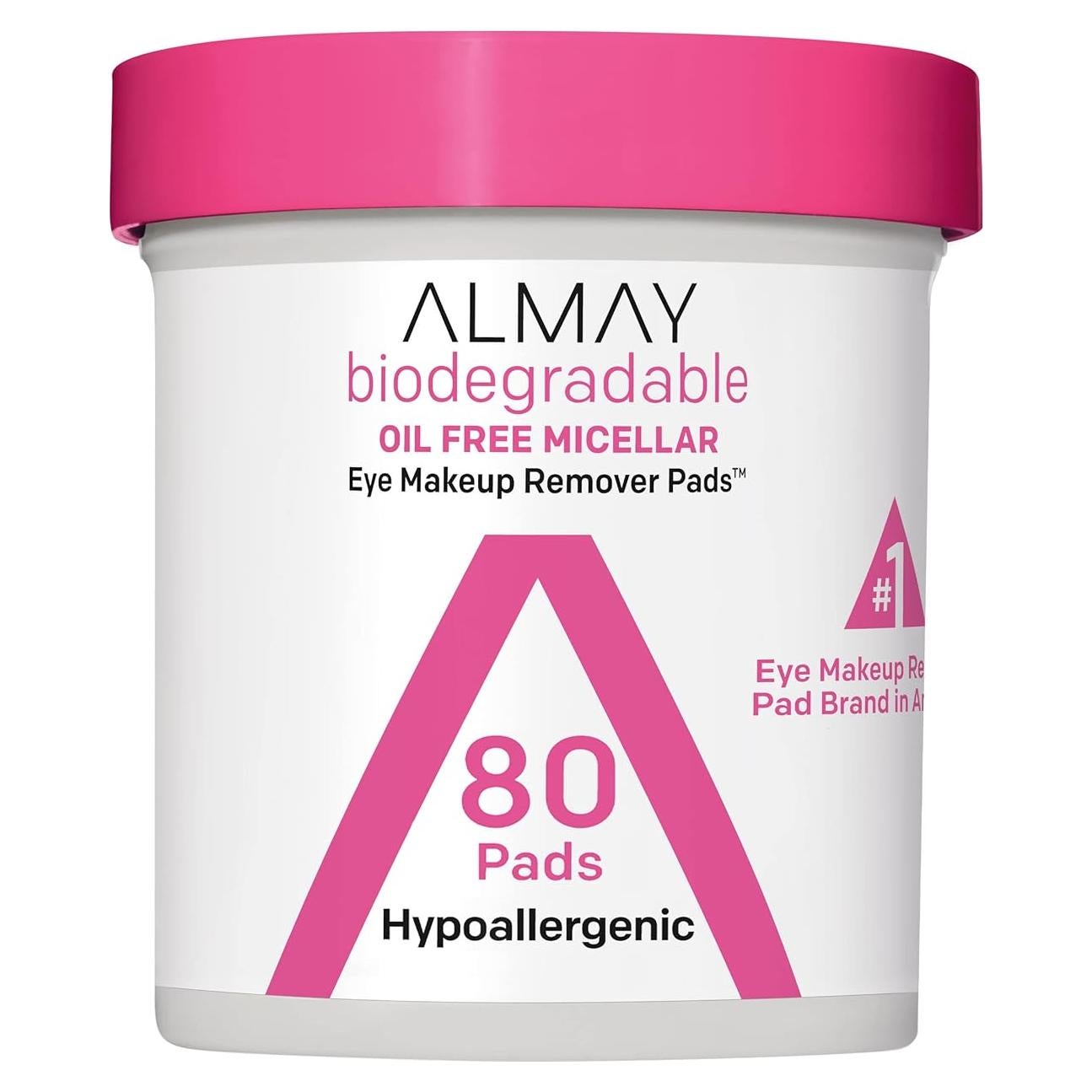 Almay Almohadillas Desmaquillantes Biodegradables 80 Unidades