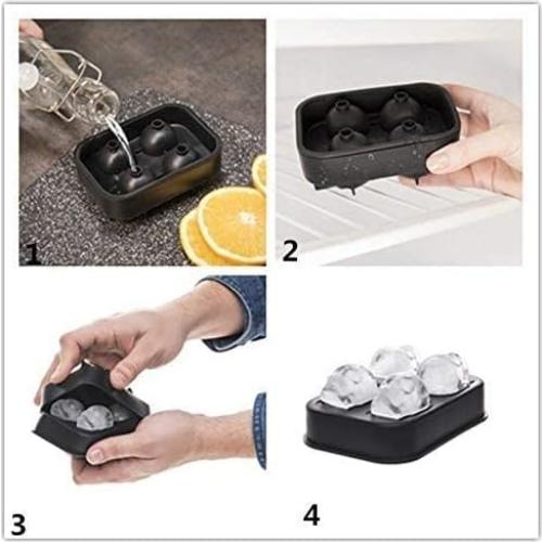 Molde de Hielo en Forma de Calavera CHIYAN - 2 Paquetes