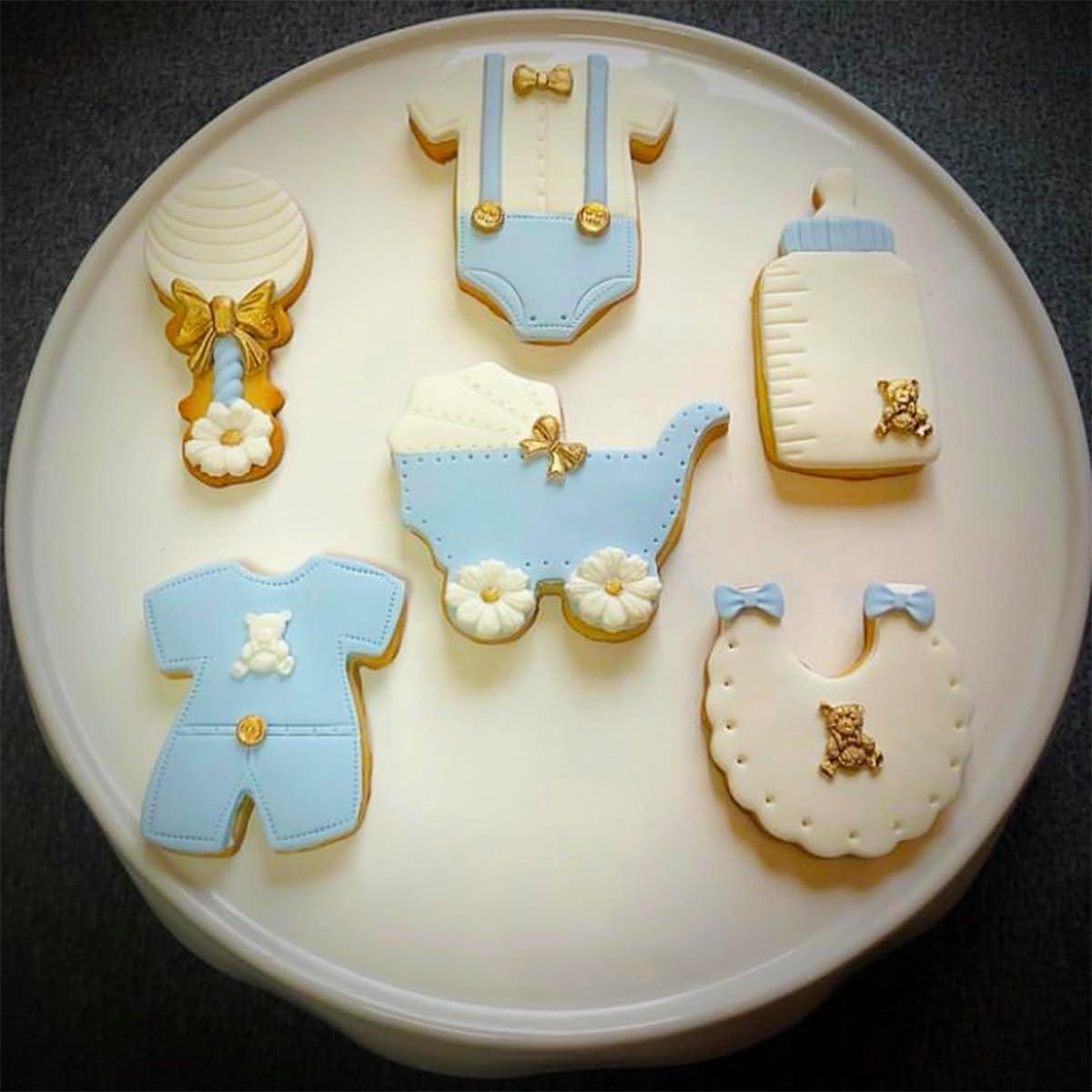 Juego de Cortadores de Galletas Baby Shower Kanehosi 7 Piezas