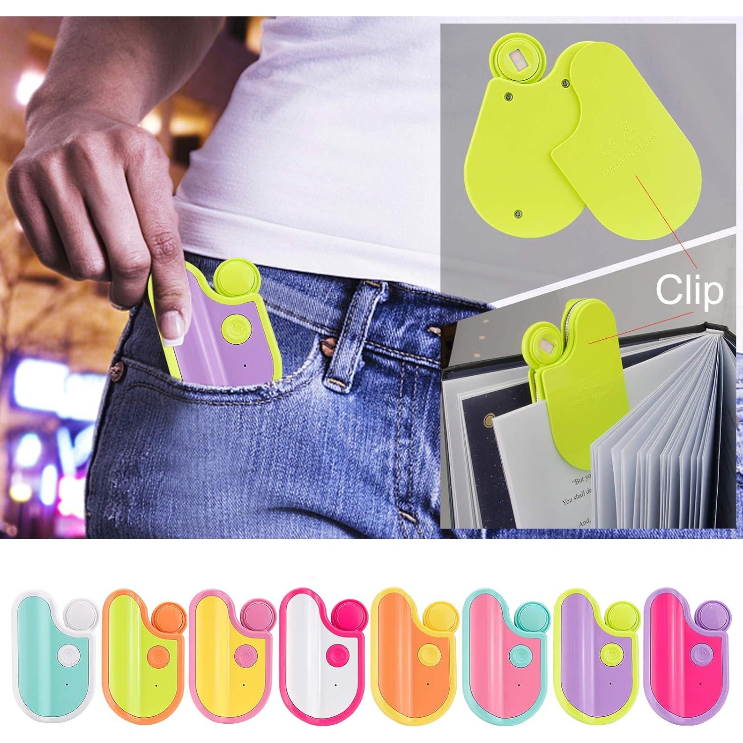 Luz de Lectura Recargable LUXSWAY Verde 3 Colores Ajustables