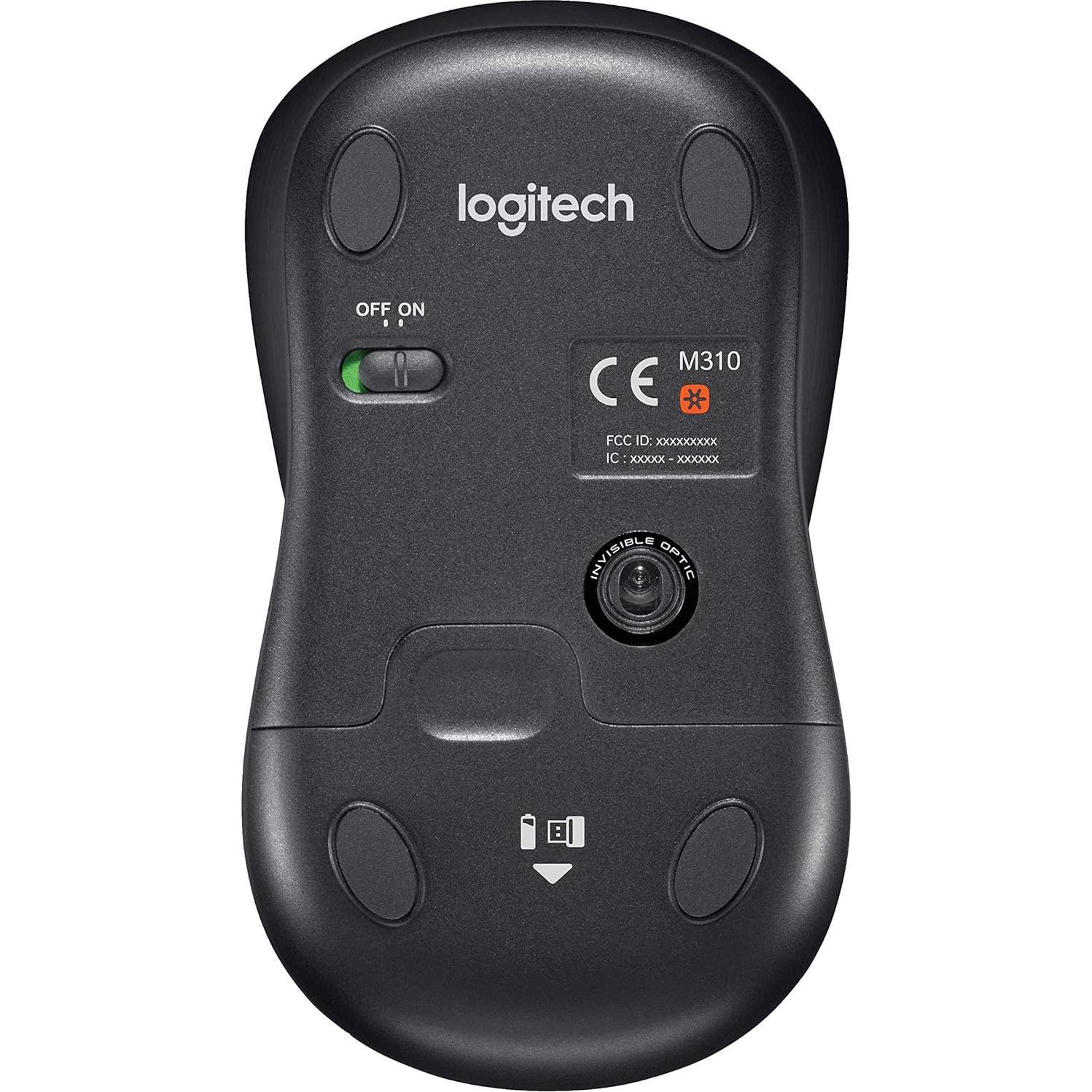 Combo Inalámbrico Teclado y Ratón Logitech MK335 - Negro/Plata