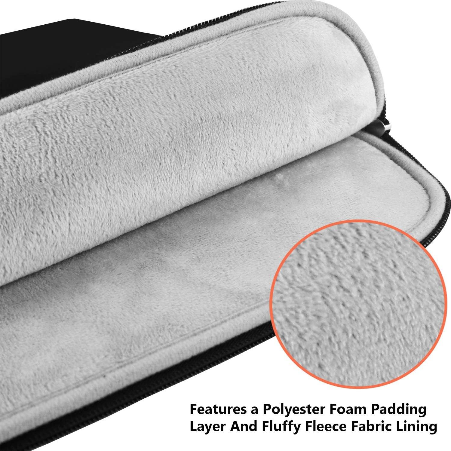 Funda Protectora para Laptop 13.3" Hsmienk Negra con Bolsillo